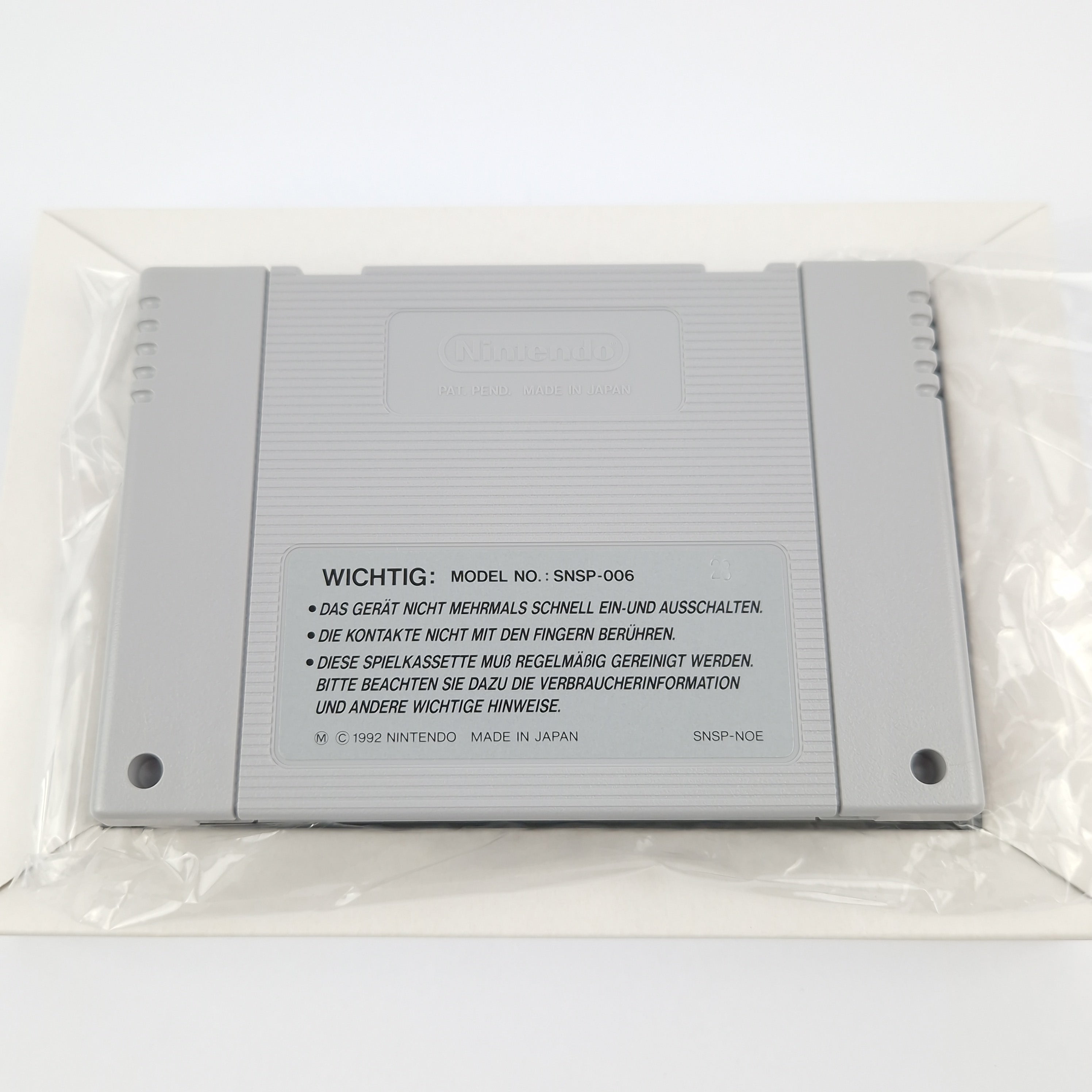 Super Nintendo Spiel – Cybernator OVP CIB PAL SNES