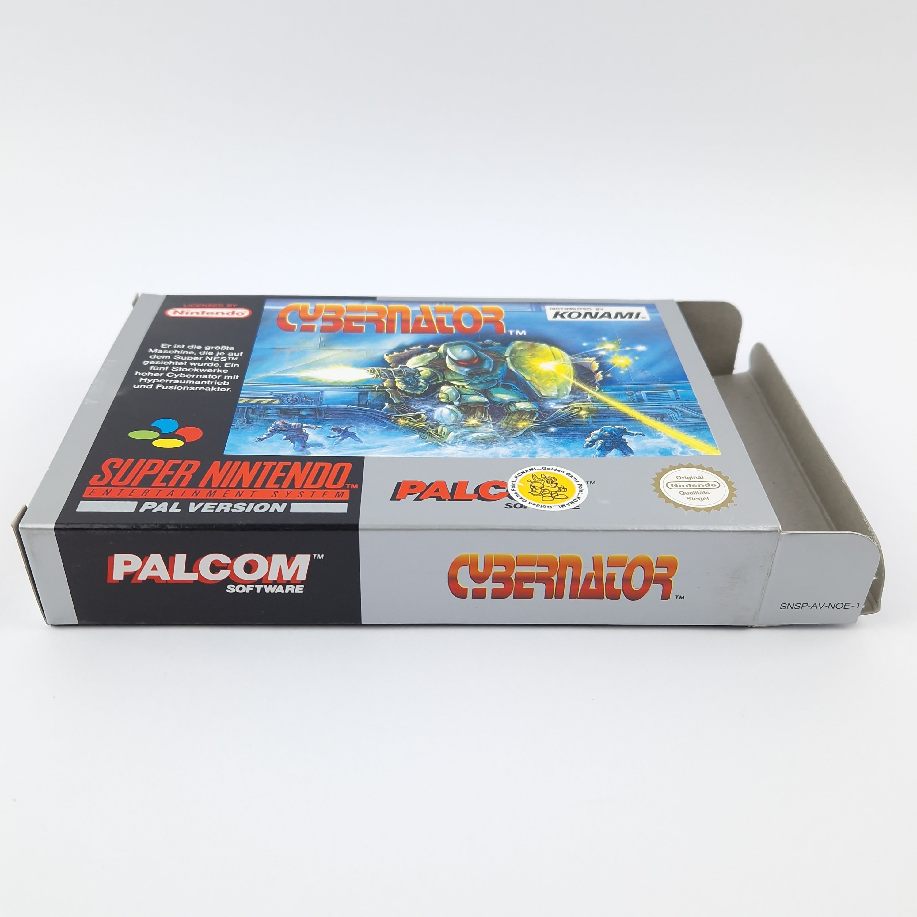 Super Nintendo Spiel – Cybernator OVP CIB PAL SNES