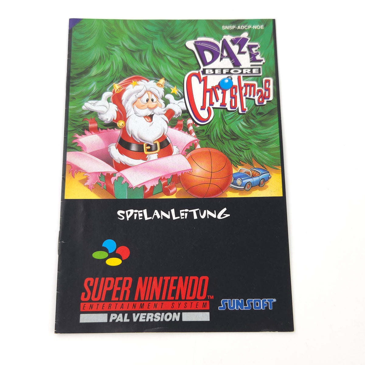 Super Nintendo Spiel DAZE before Christmas OVP PAL