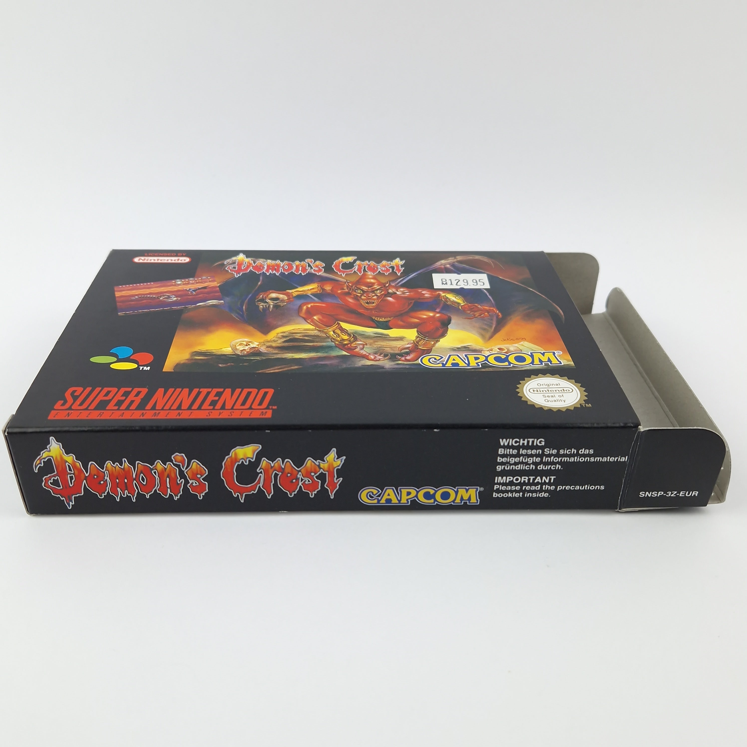 Super Nintendo Spiel – Demons Crest (SNES OVP PAL CIB)