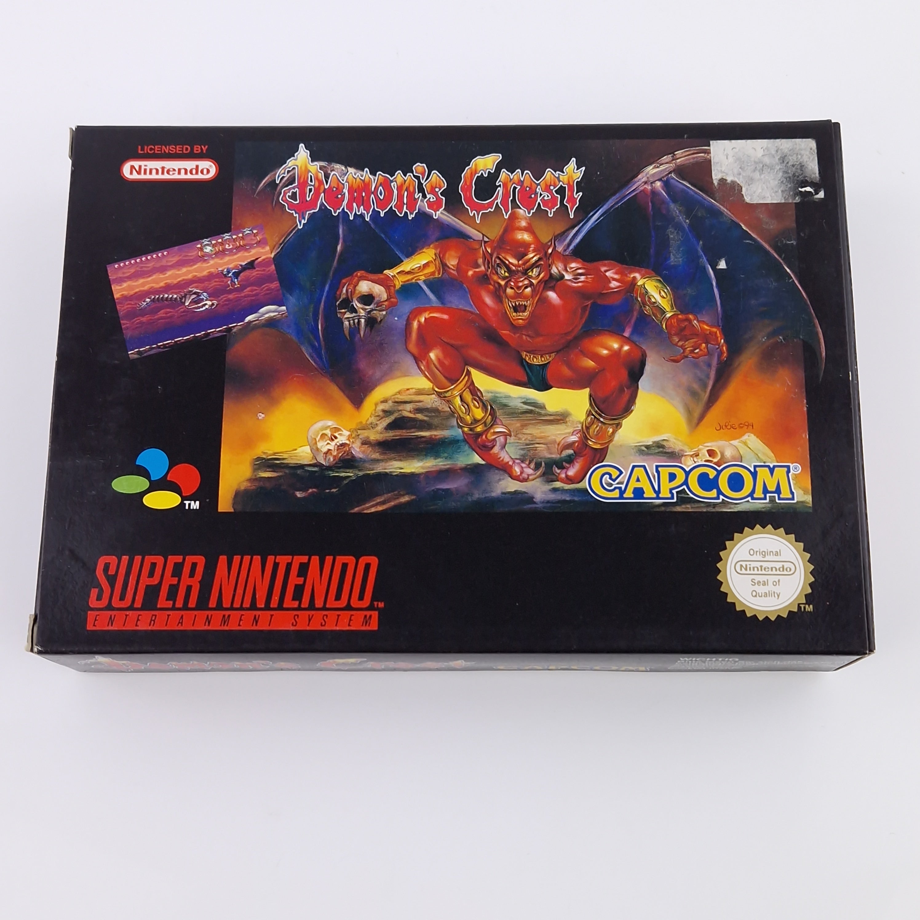 Super Nintendo Spiel – Demons Crest SNES Modul OVP PAL