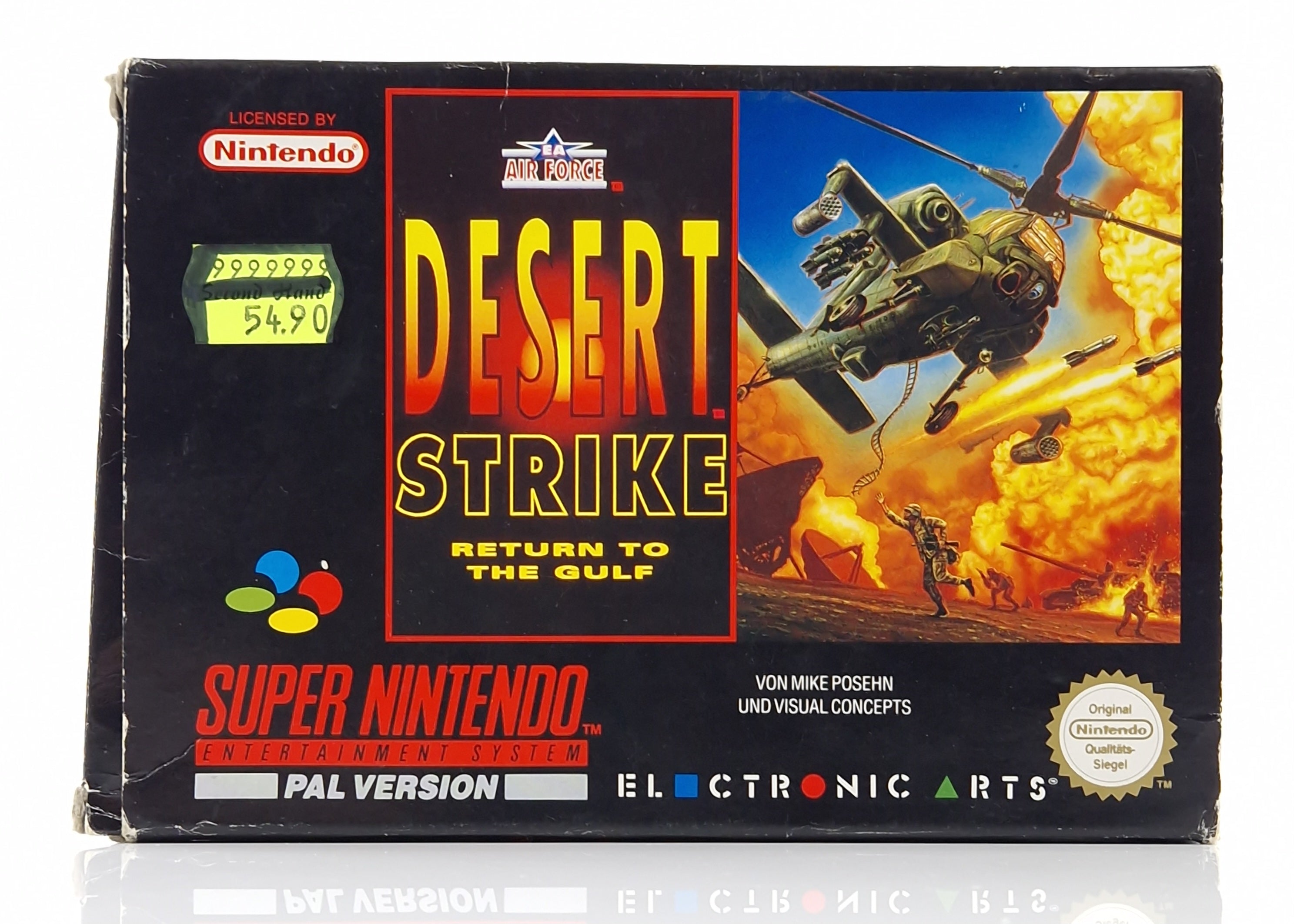 Super Nintendo Spiel – Desert Strike Return (OVP PAL)