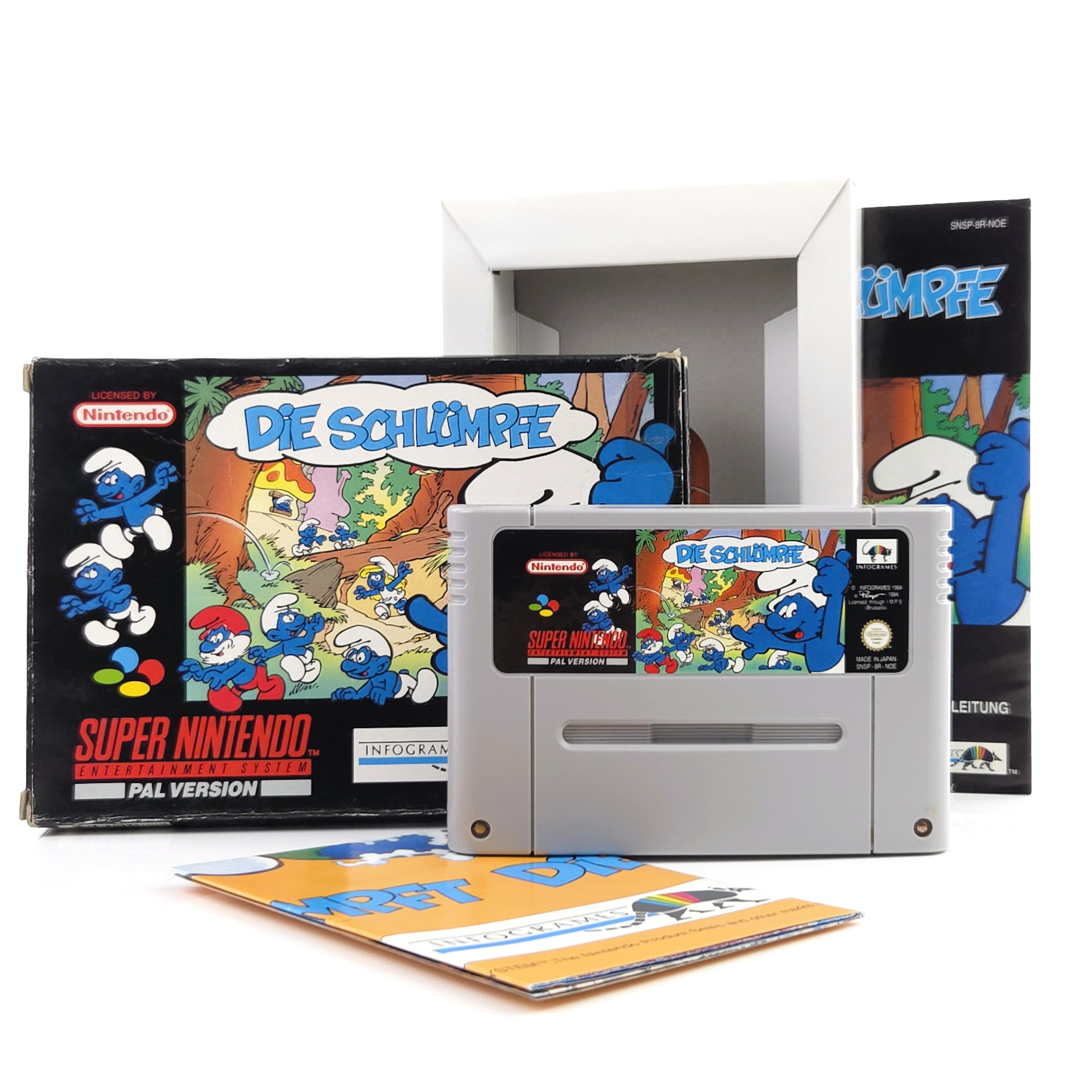 Super Nintendo Spiel – Die Schlümpfe (SNES OVP)