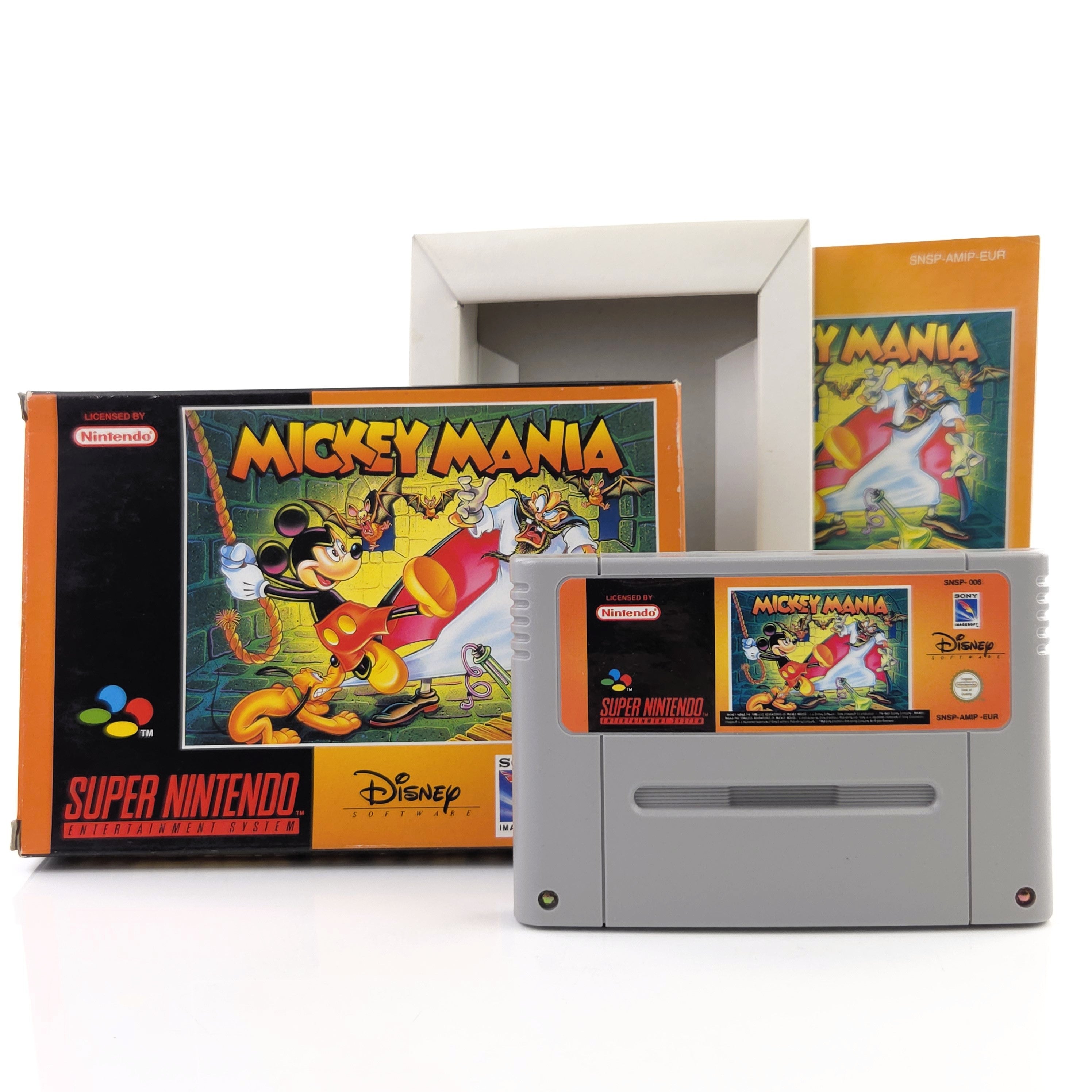 Super Nintendo Spiel – Disney Mickey Mania (SNES)