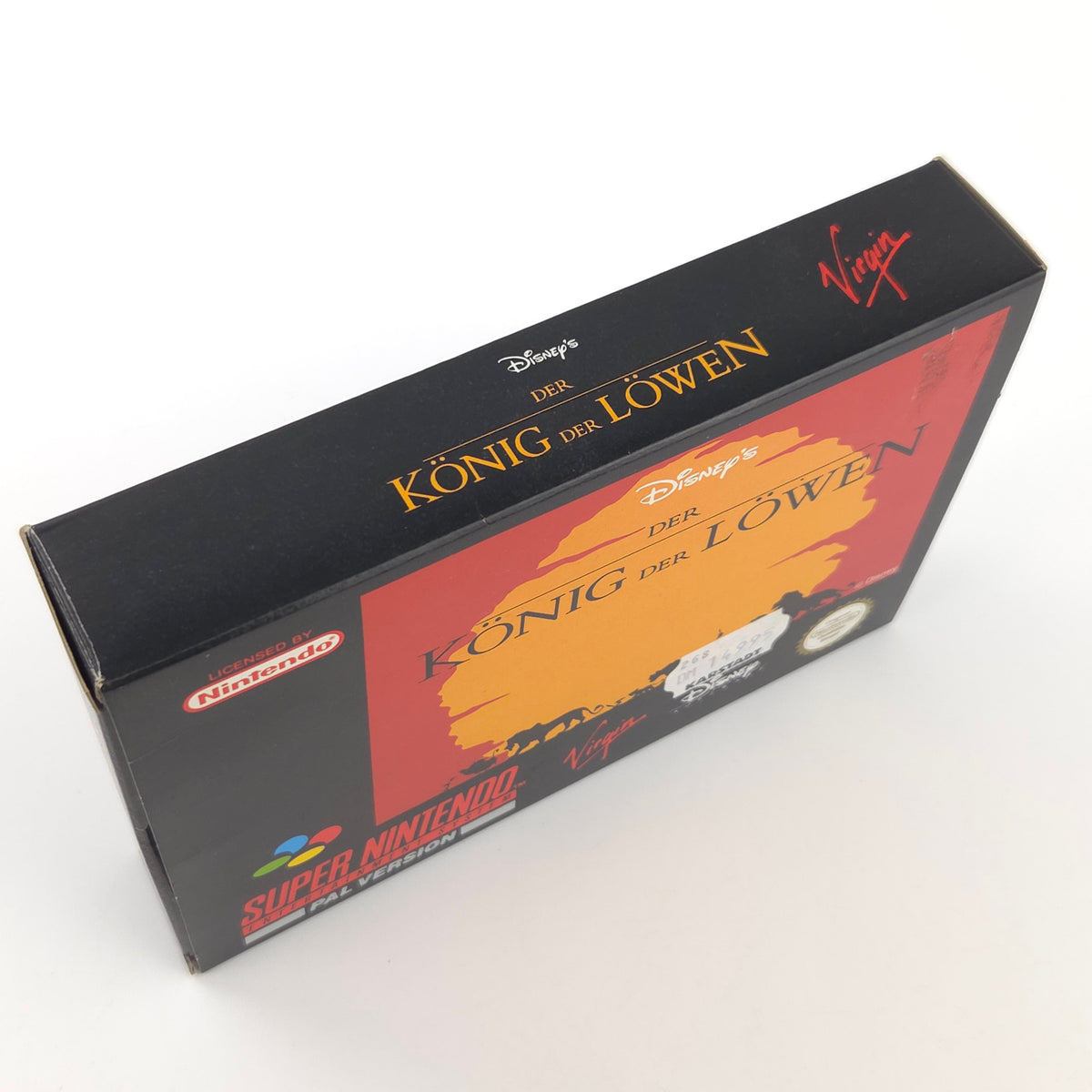 Super Nintendo Spiel König der Löwen OVP CIB PAL