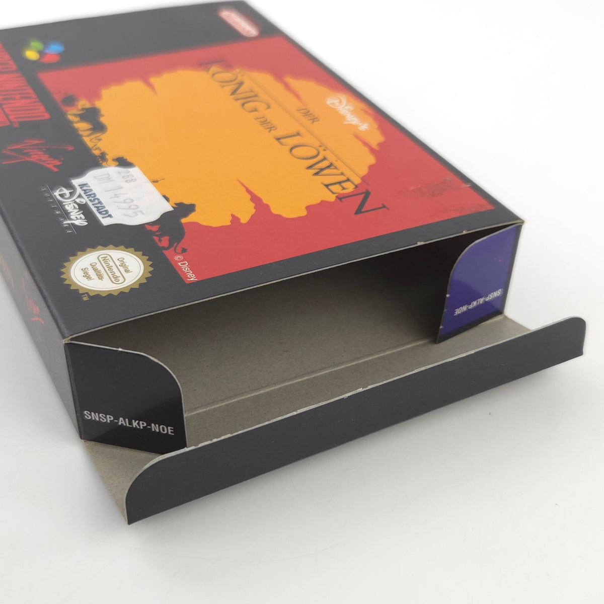 Super Nintendo Spiel König der Löwen OVP CIB PAL