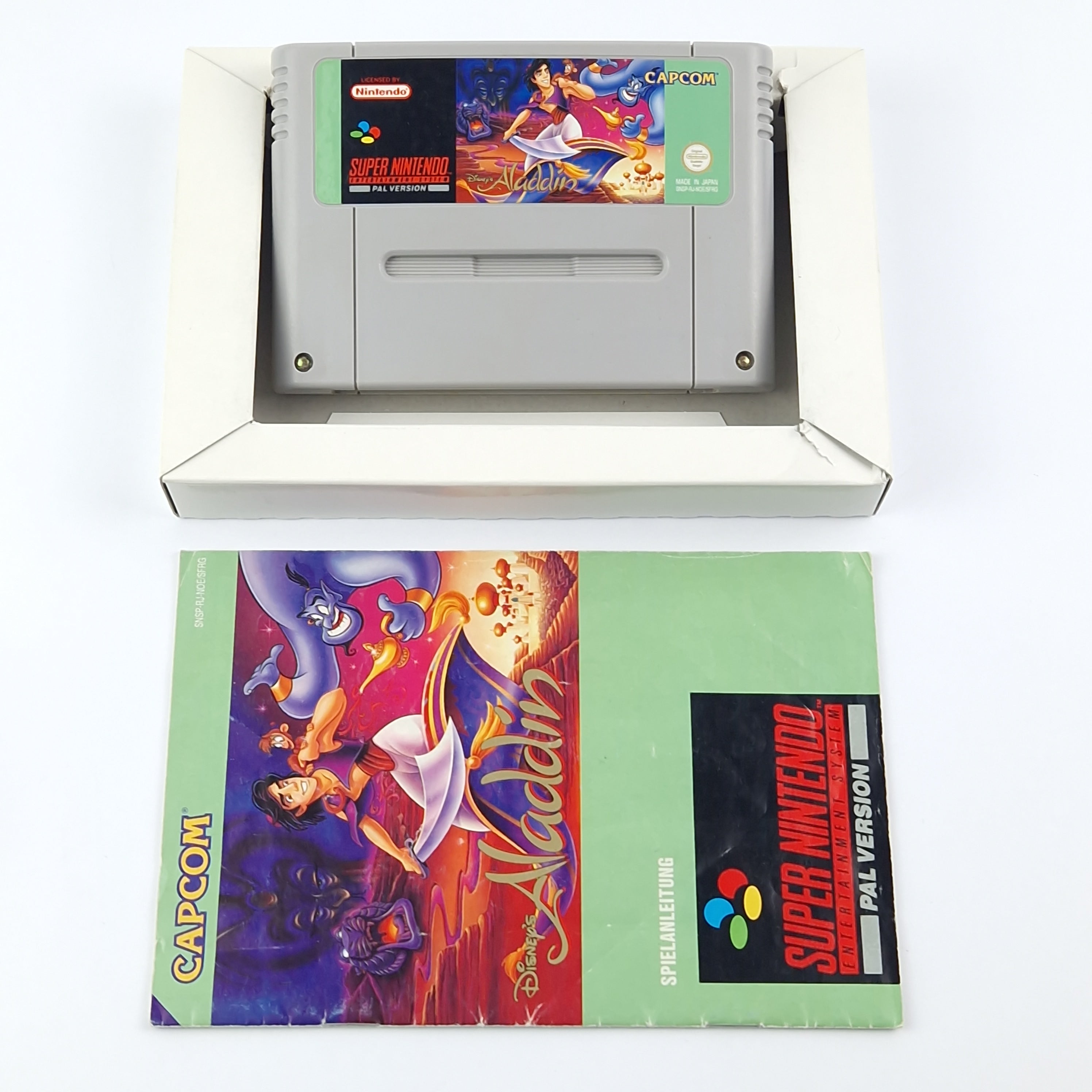 Super Nintendo Spiel – Disneys Aladdin OVP PAL CIB