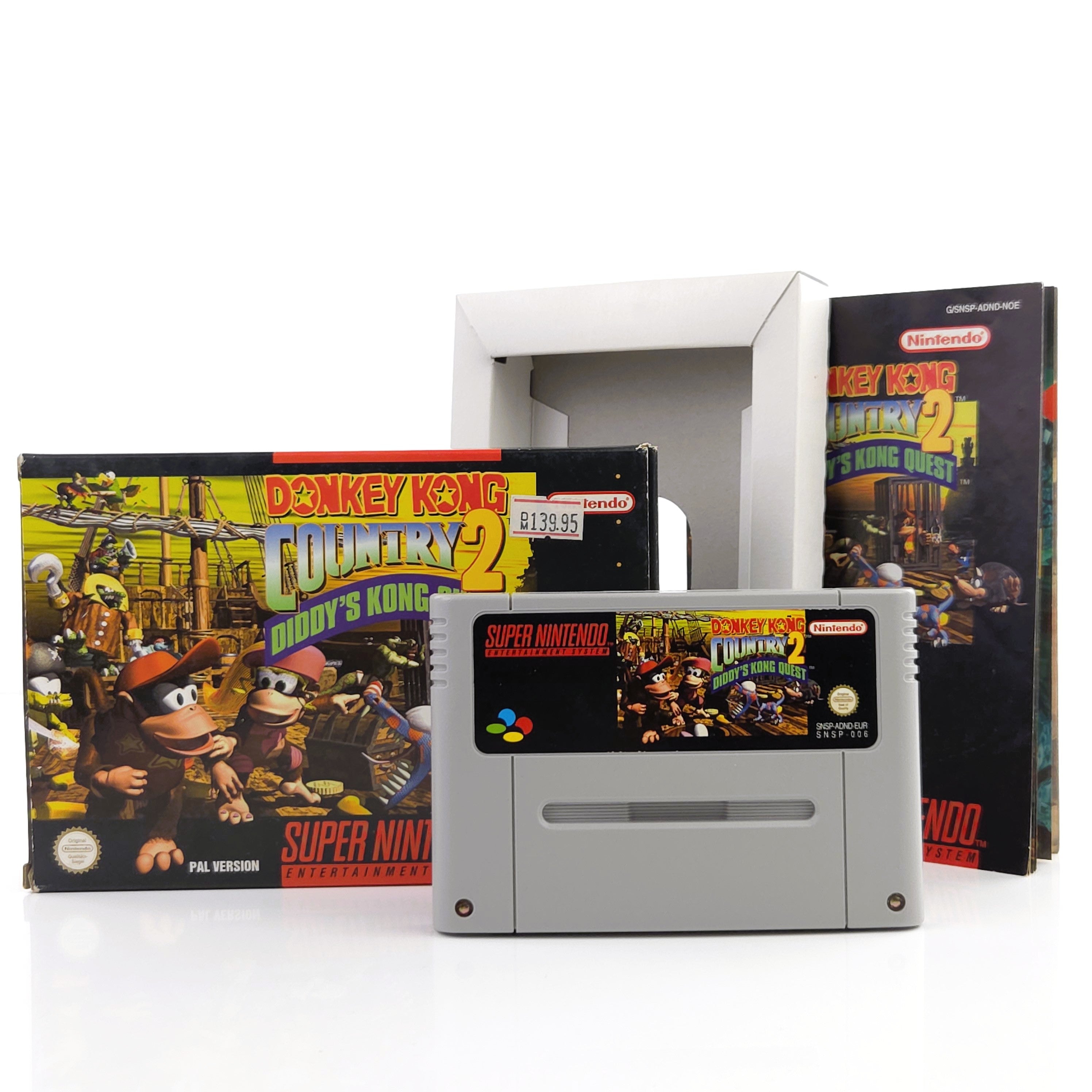 Super Nintendo Spiel – Donkey Kong Country 2 (OVP)