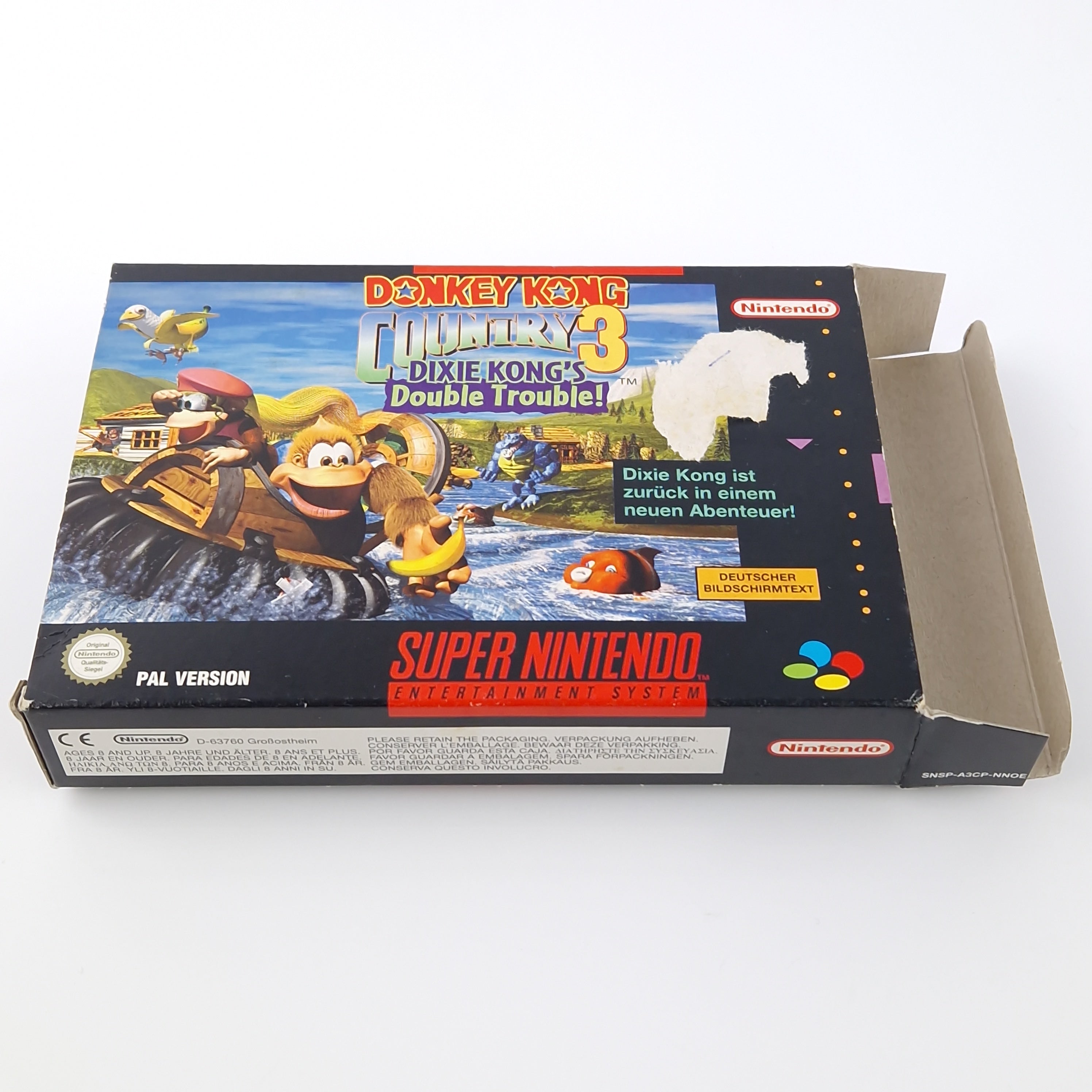 Super Nintendo Spiel – Donkey Kong Country 3 Modul OVP PAL