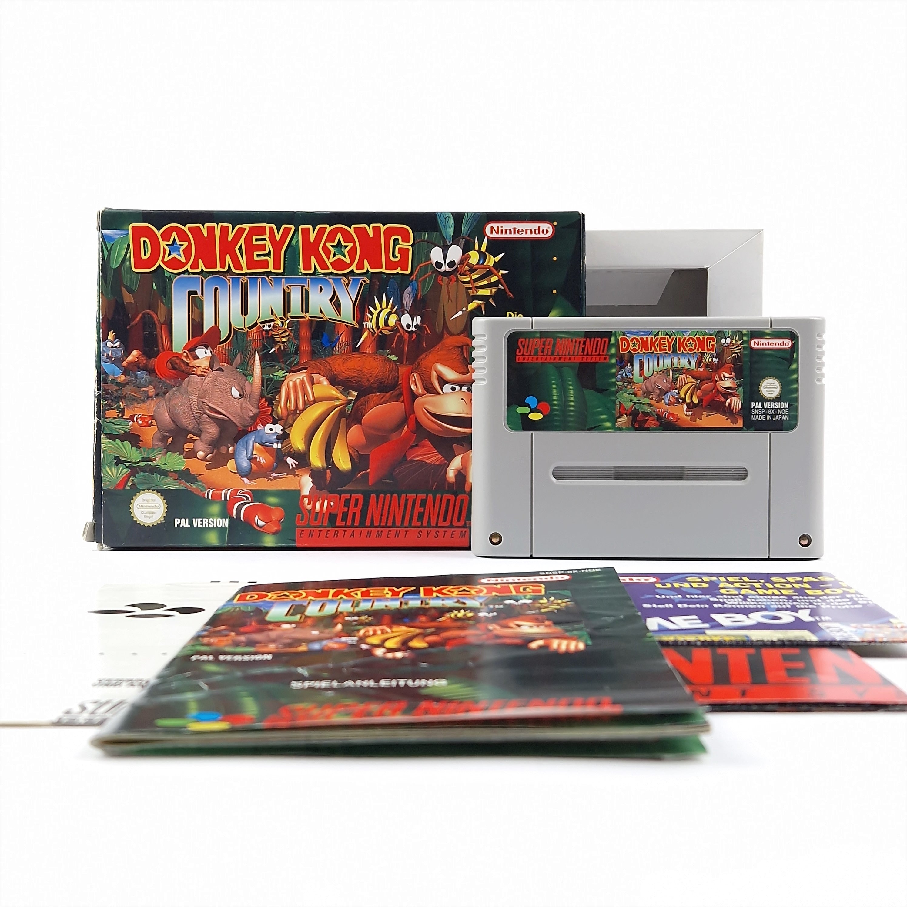 Super Nintendo Spiel – Donkey Kong Country OVP PAL SNES