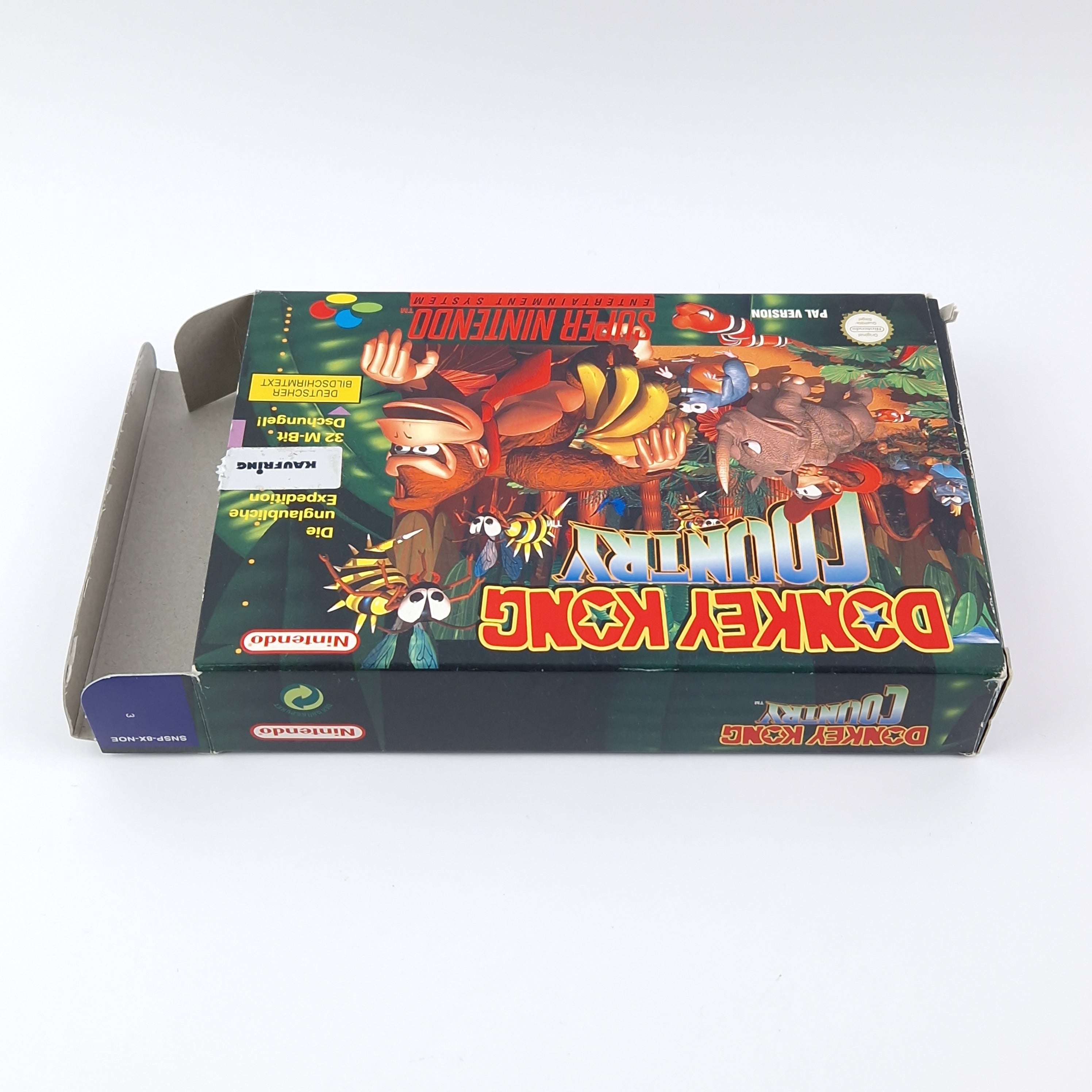 Super Nintendo Spiel – Donkey Kong Country OVP PAL SNES