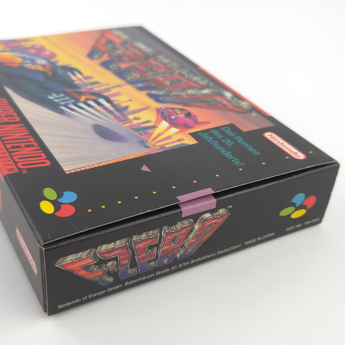 Super Nintendo Spiel F-Zero OVP Anleitung