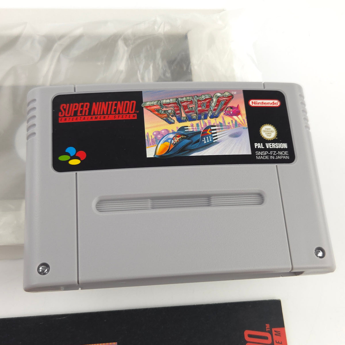 Super Nintendo Spiel F-Zero OVP Anleitung