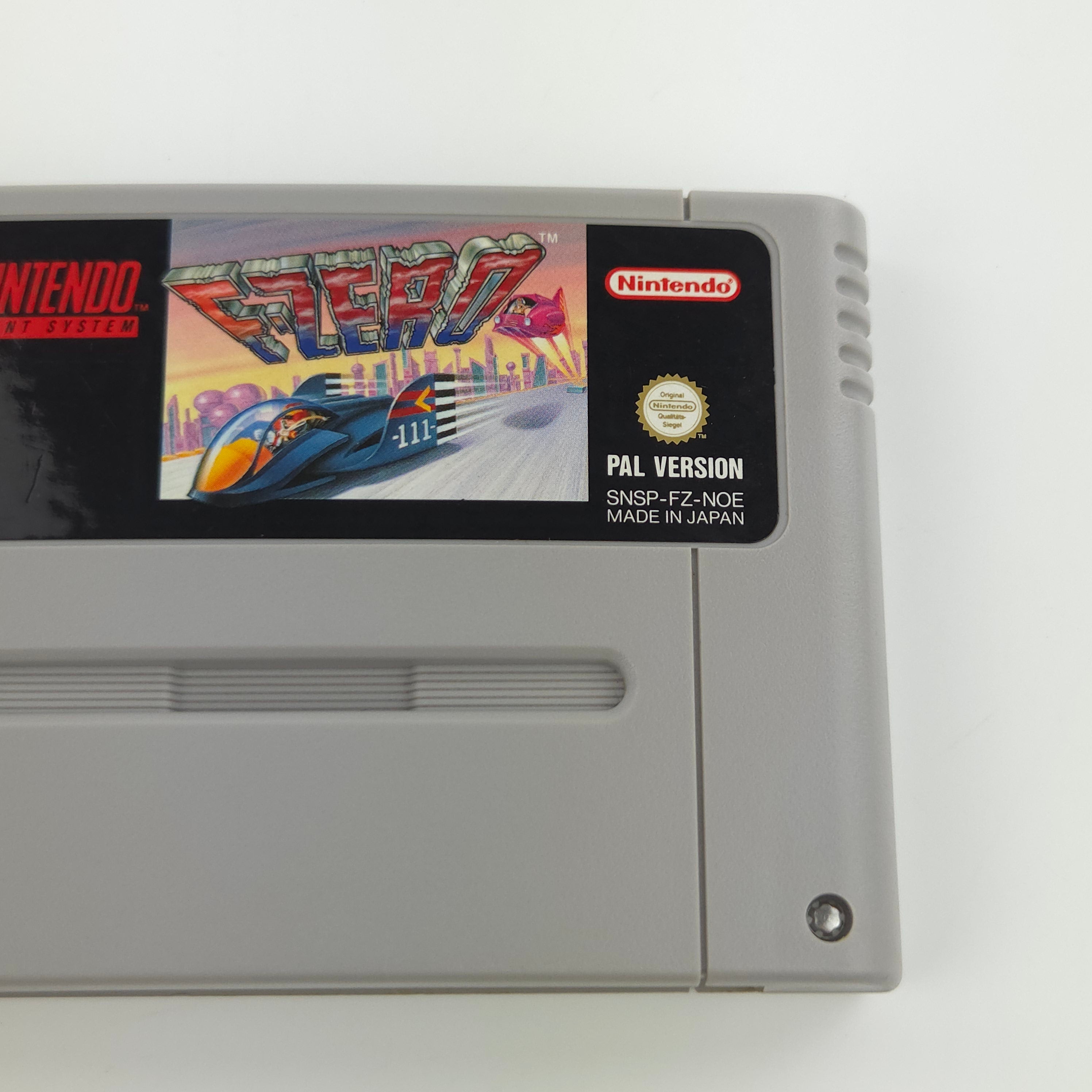Super Nintendo Spiel – F-Zero (SNES PAL NOE)
