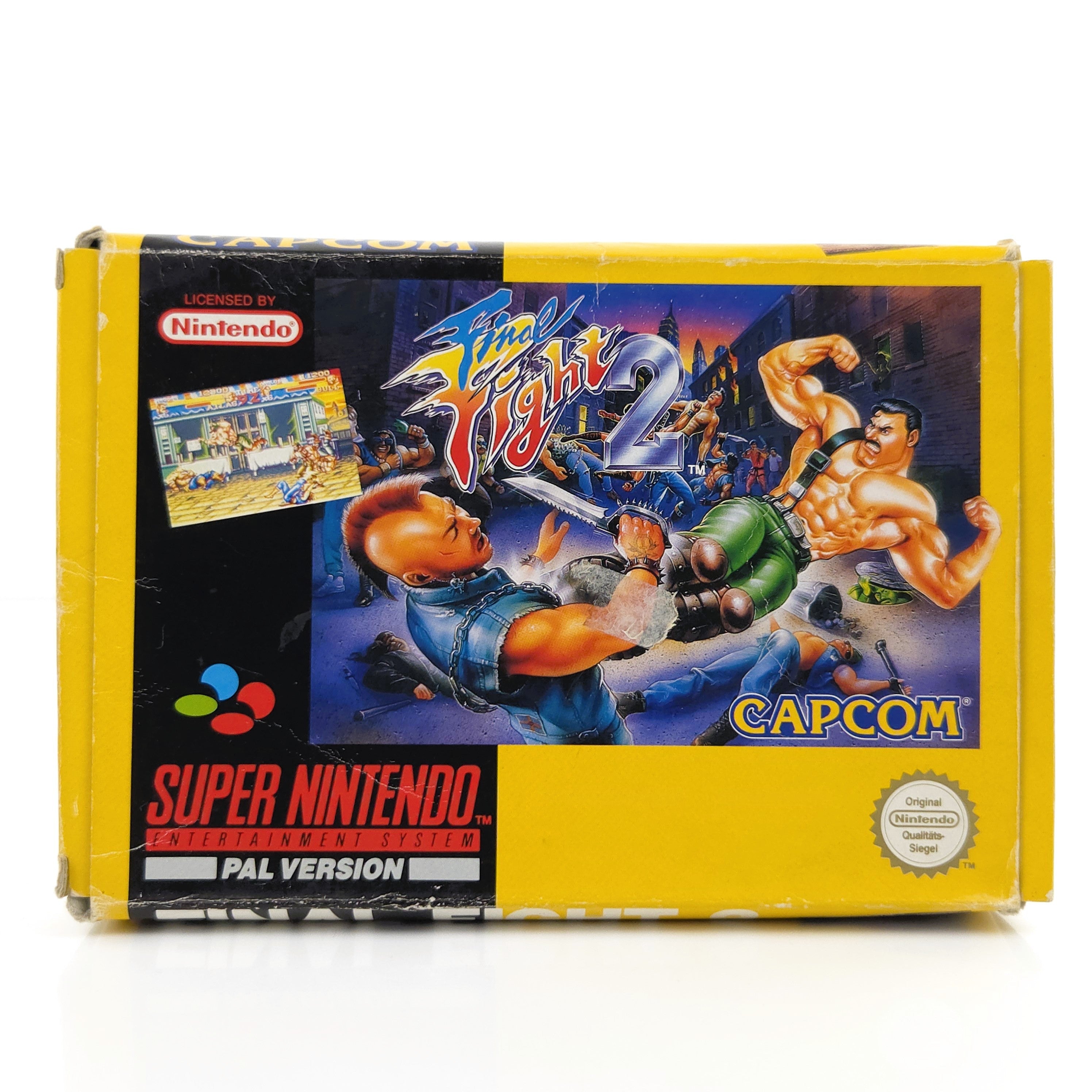 Super Nintendo Spiel – Final Fight 2 (SNES OVP PAL)
