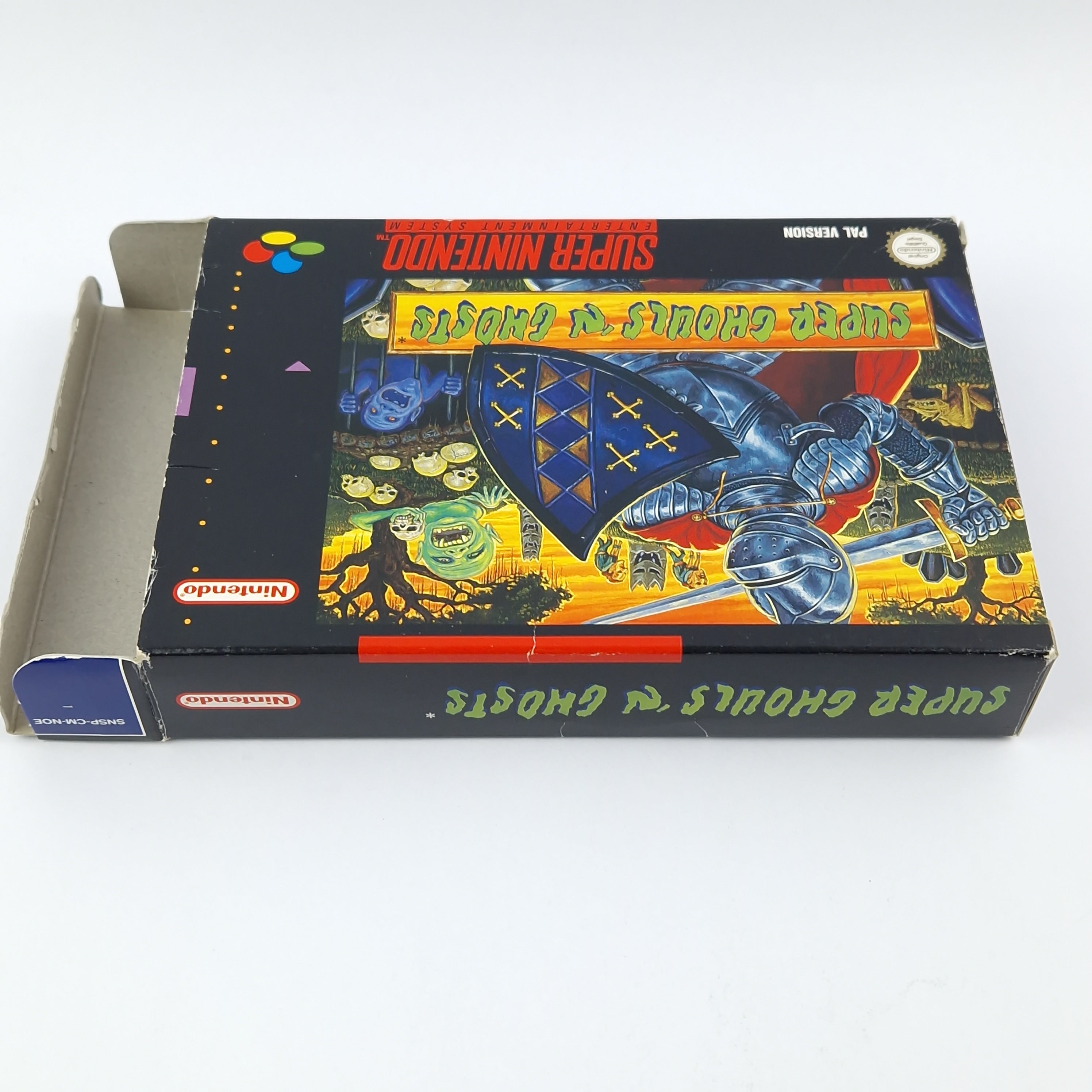 Super Nintendo Spiel – Super Ghouls n Ghosts OVP CIB SNES