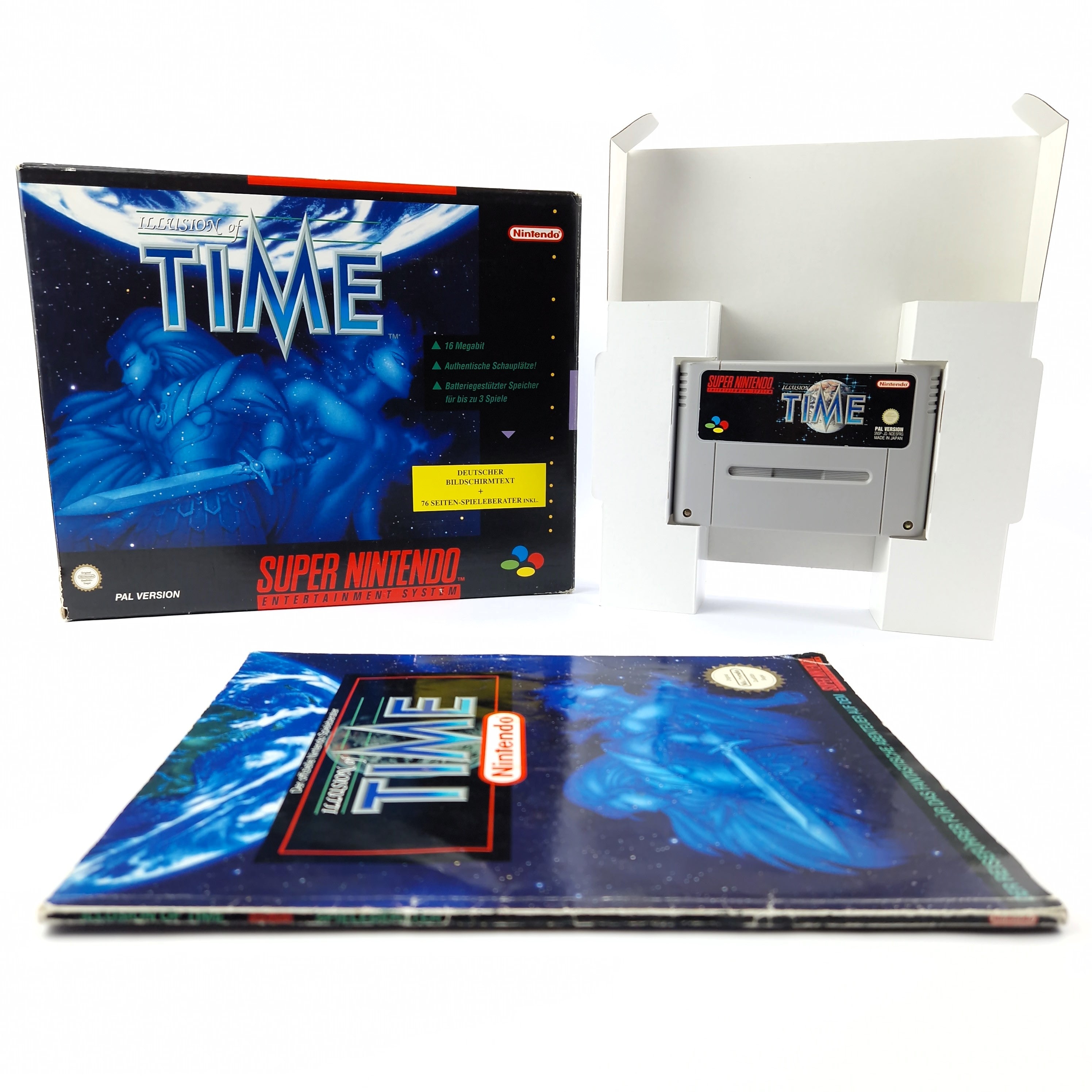 Super Nintendo Spiel – Illusion of Time OVP PAL SNES