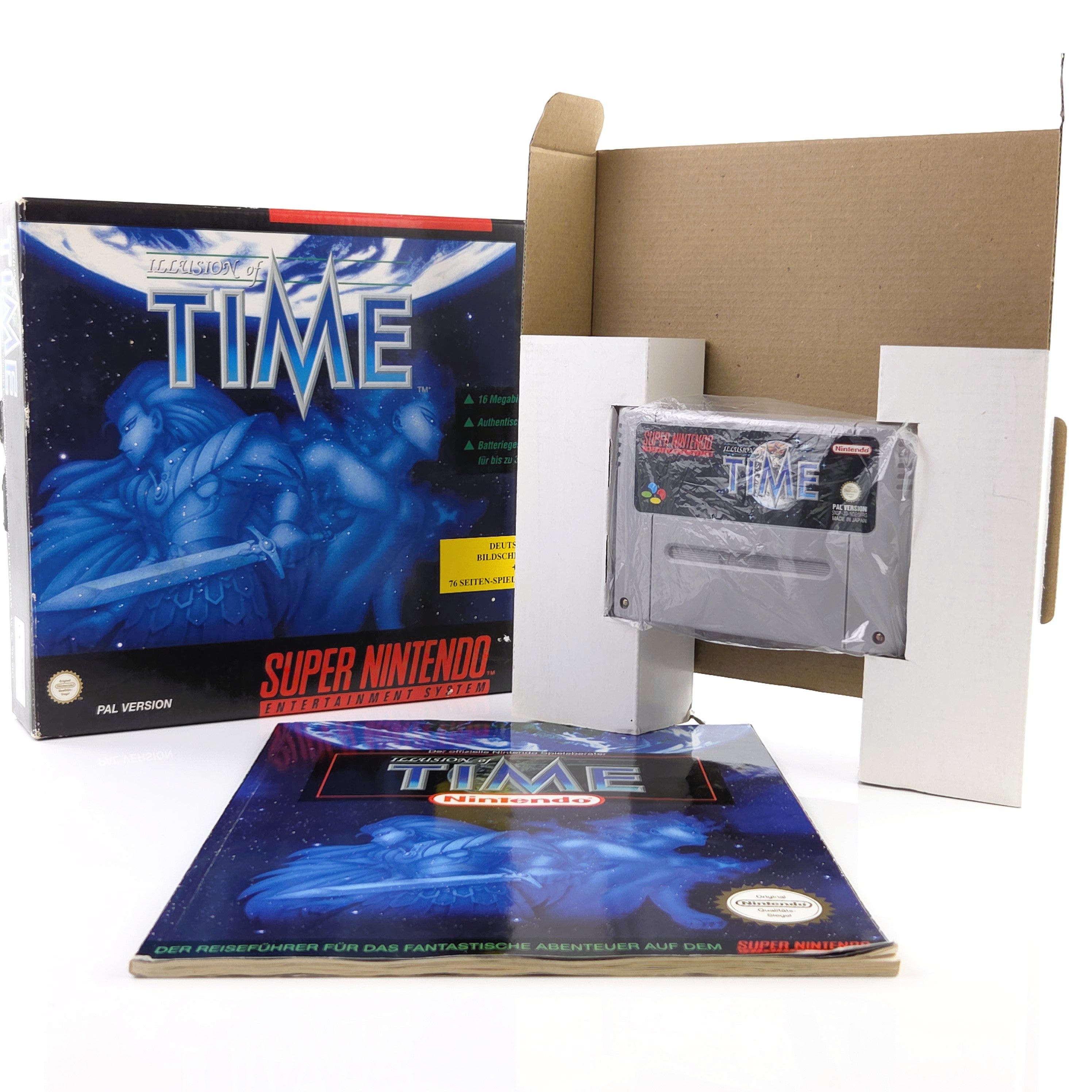 Super Nintendo Spiel – Illusion of Time OVP PAL SNES