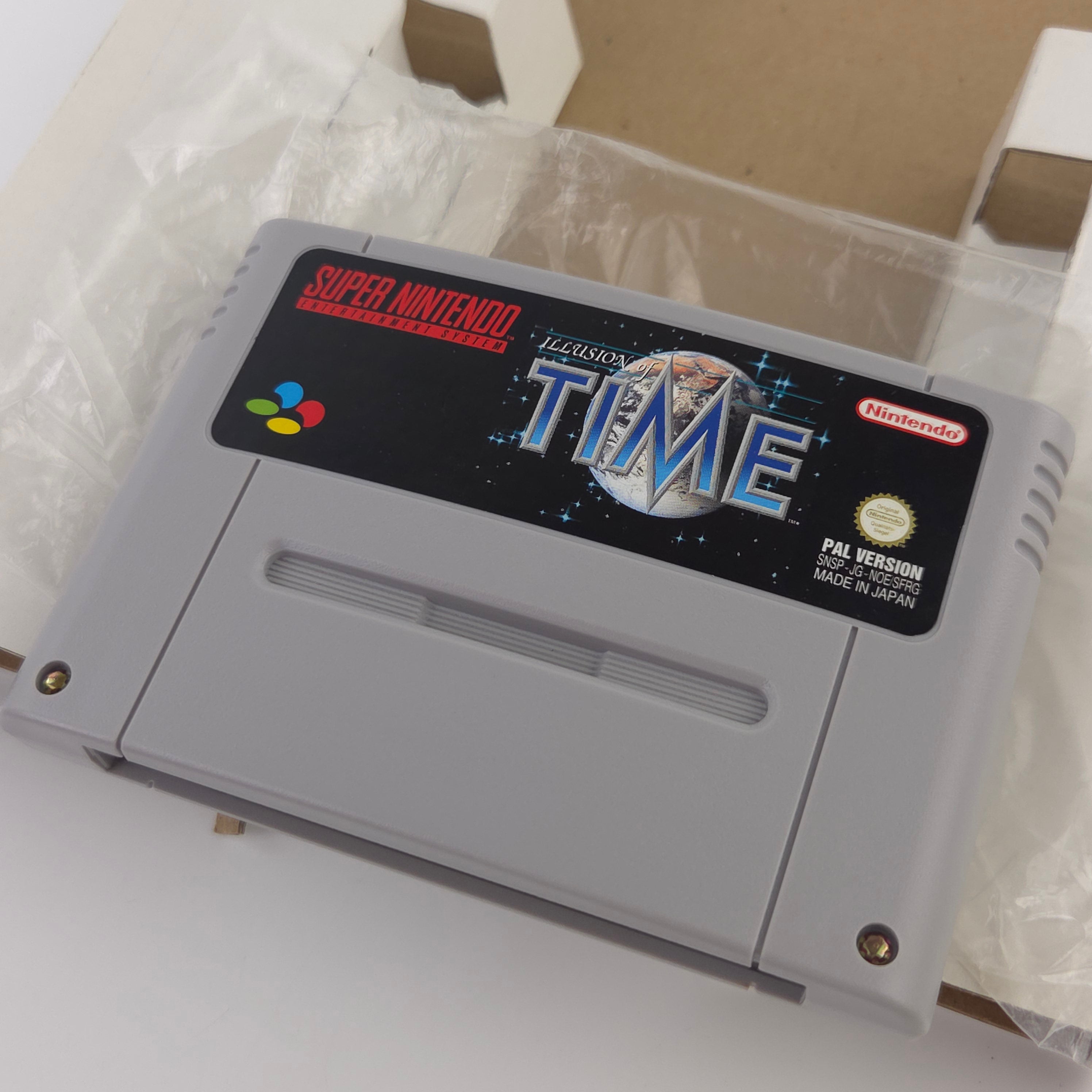 Super Nintendo Spiel – Illusion of Time OVP PAL SNES