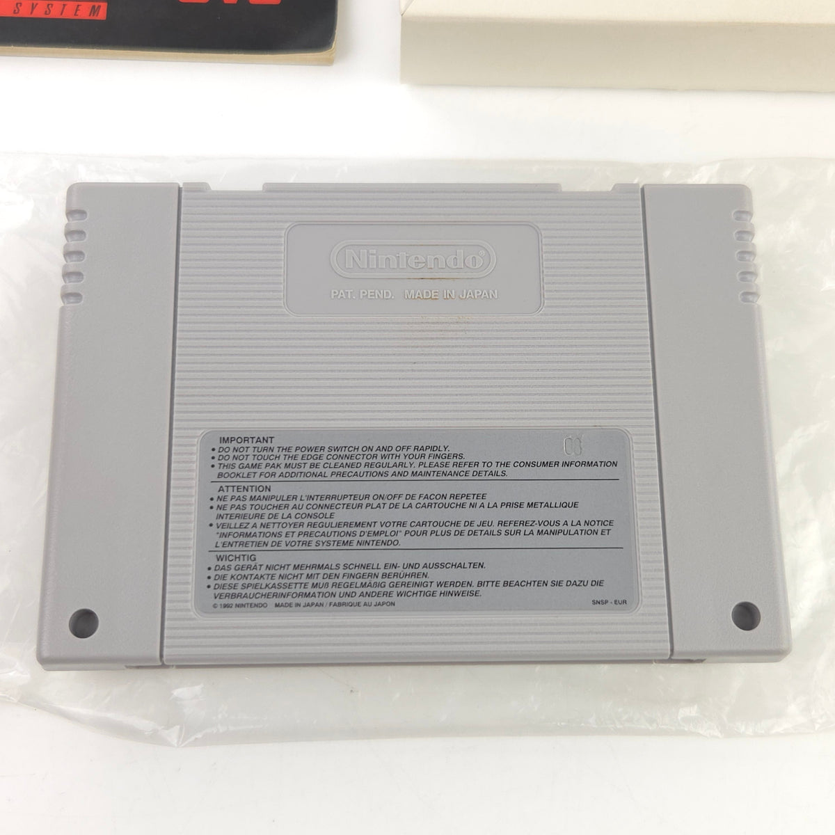 Super Nintendo Spiel Indiana Jones OVP