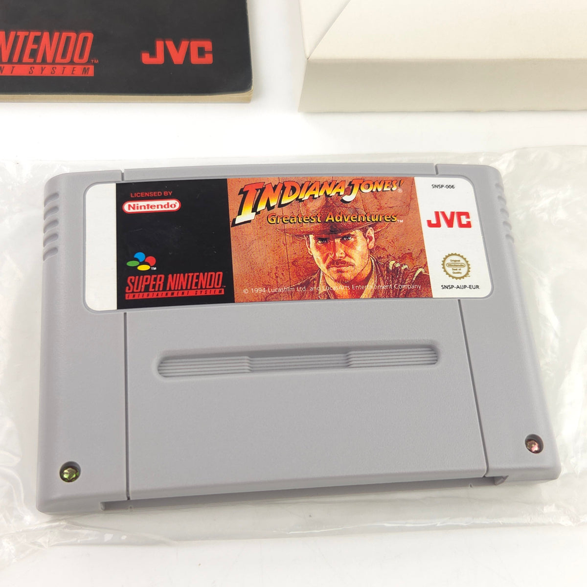 Super Nintendo Spiel Indiana Jones OVP
