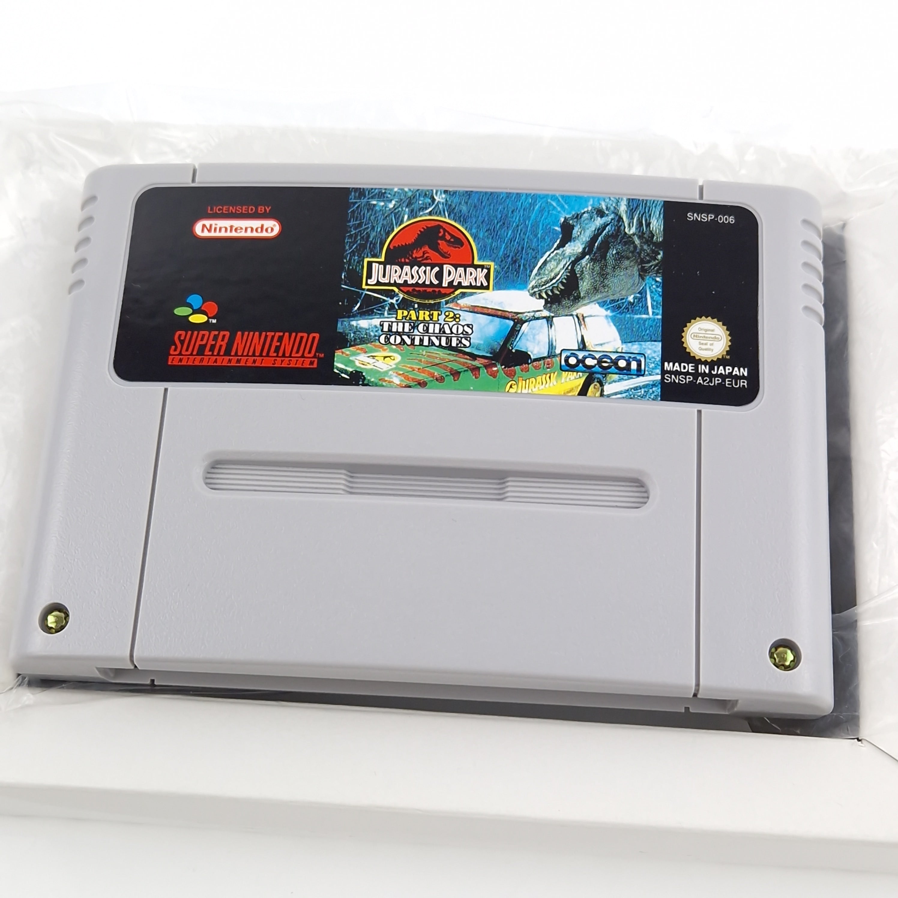 Super Nintendo Spiel – Jurassic Park Part 2 OVP PAL