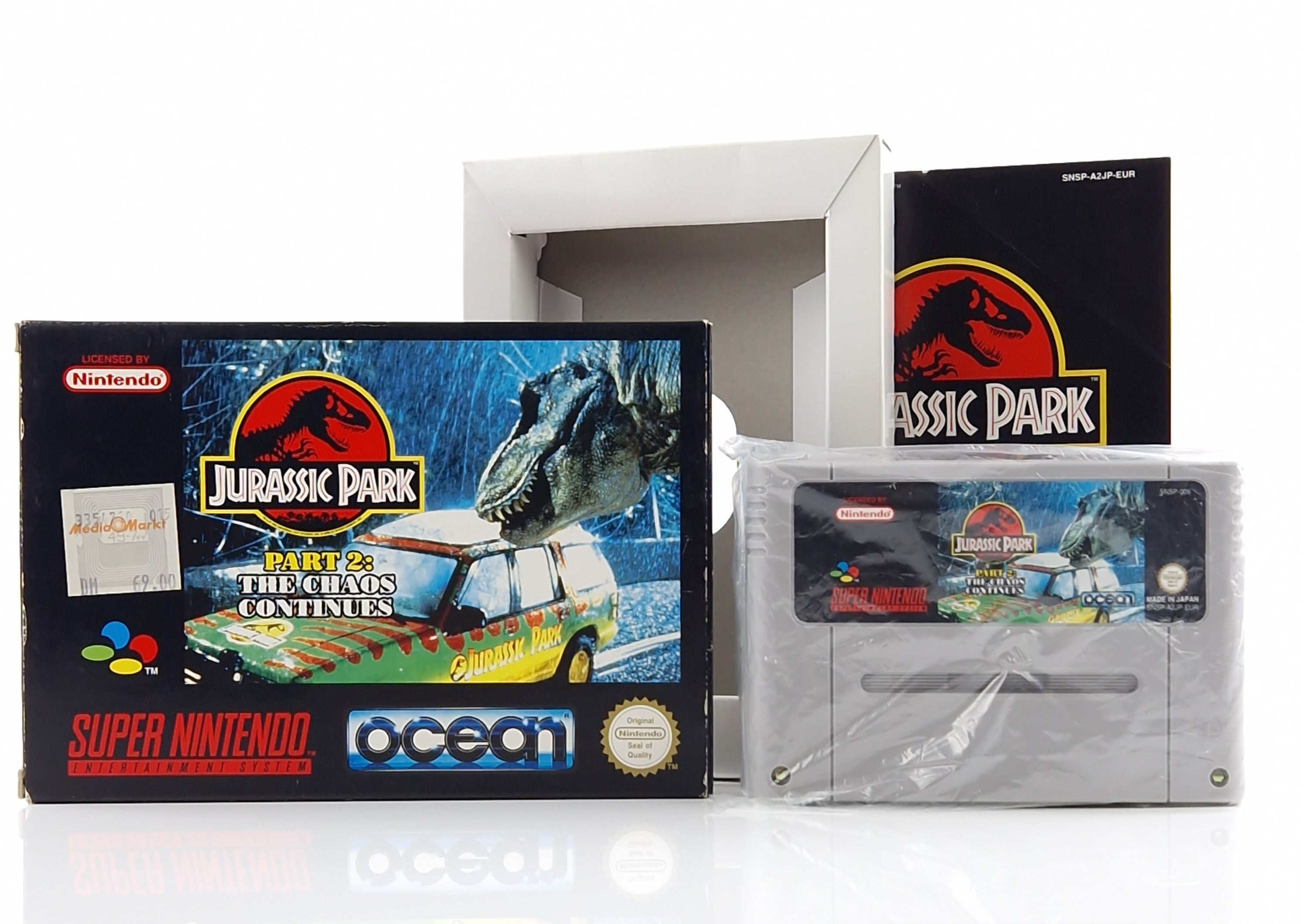 Super Nintendo Spiel – Jurassic Park Part 2 OVP PAL