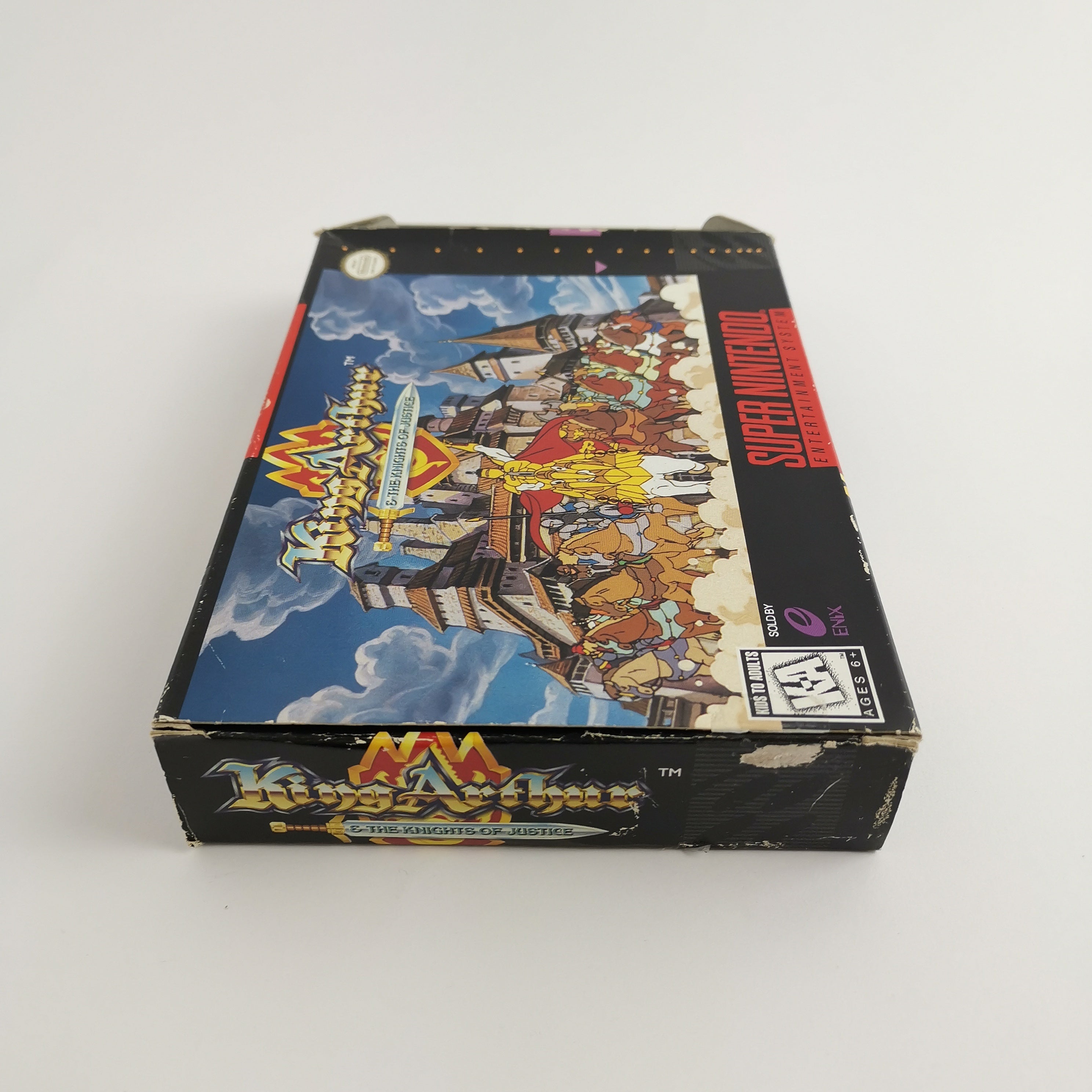 Super Nintendo Spiel – King Arthur Knights of Justice OVP