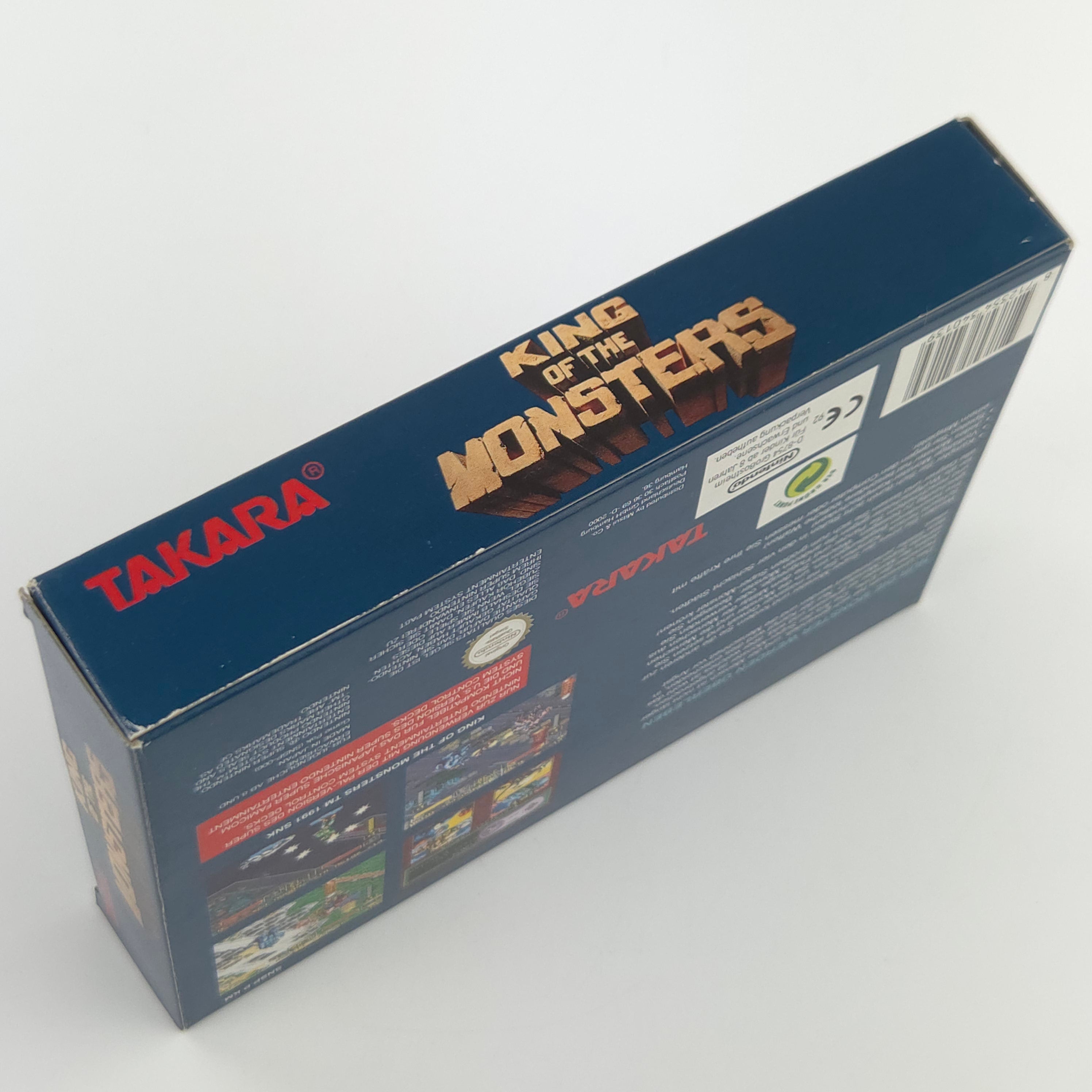Super Nintendo Spiel King of the Monsters OVP PAL
