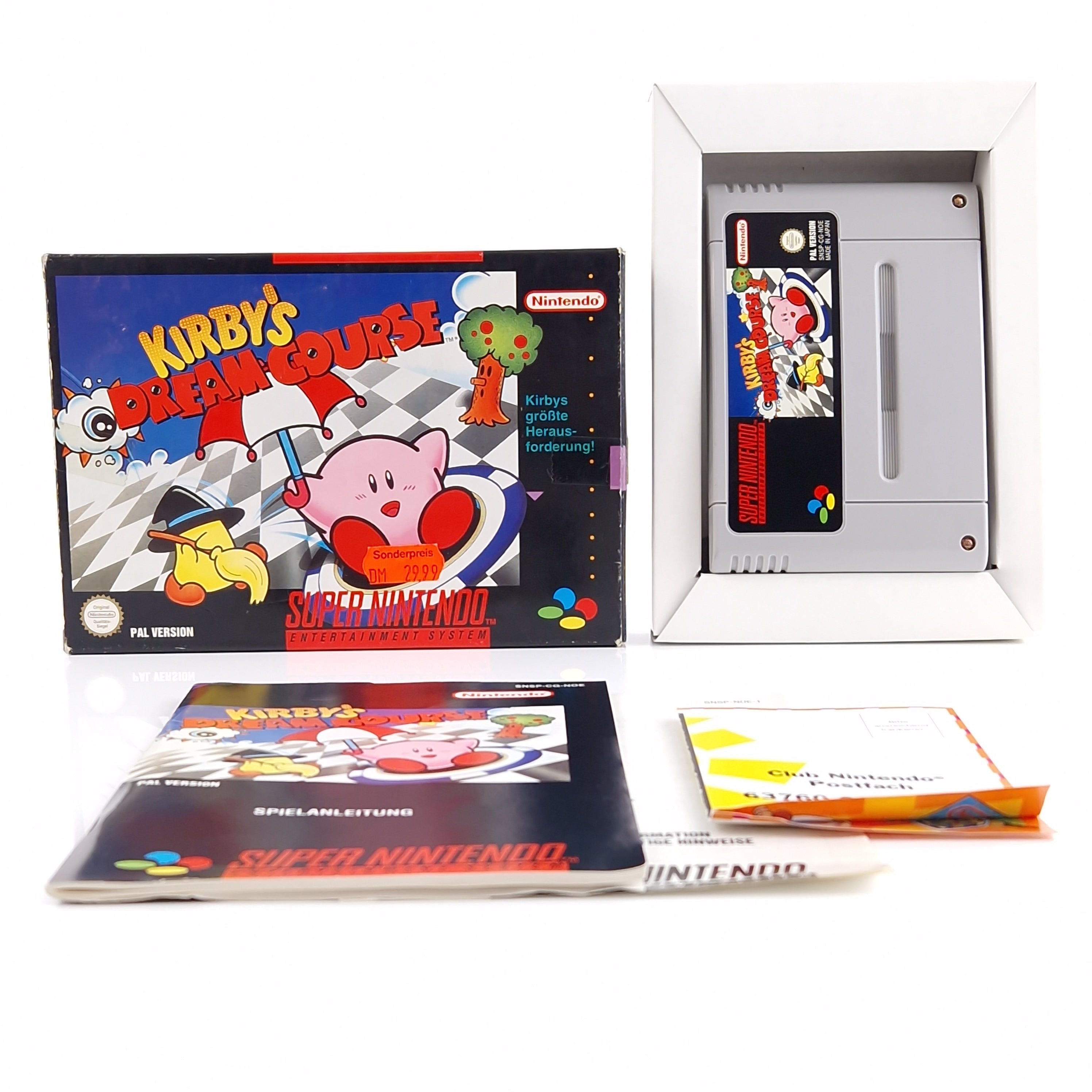 Super Nintendo Spiel – Kirbys Dream Course SNES OVP PAL