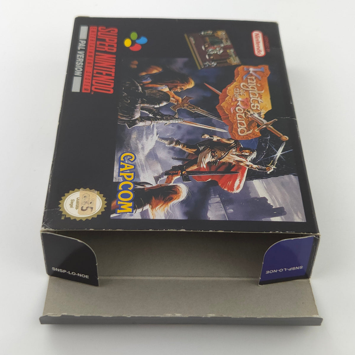 Super Nintendo Spiel Knights of the Round OVP CIB