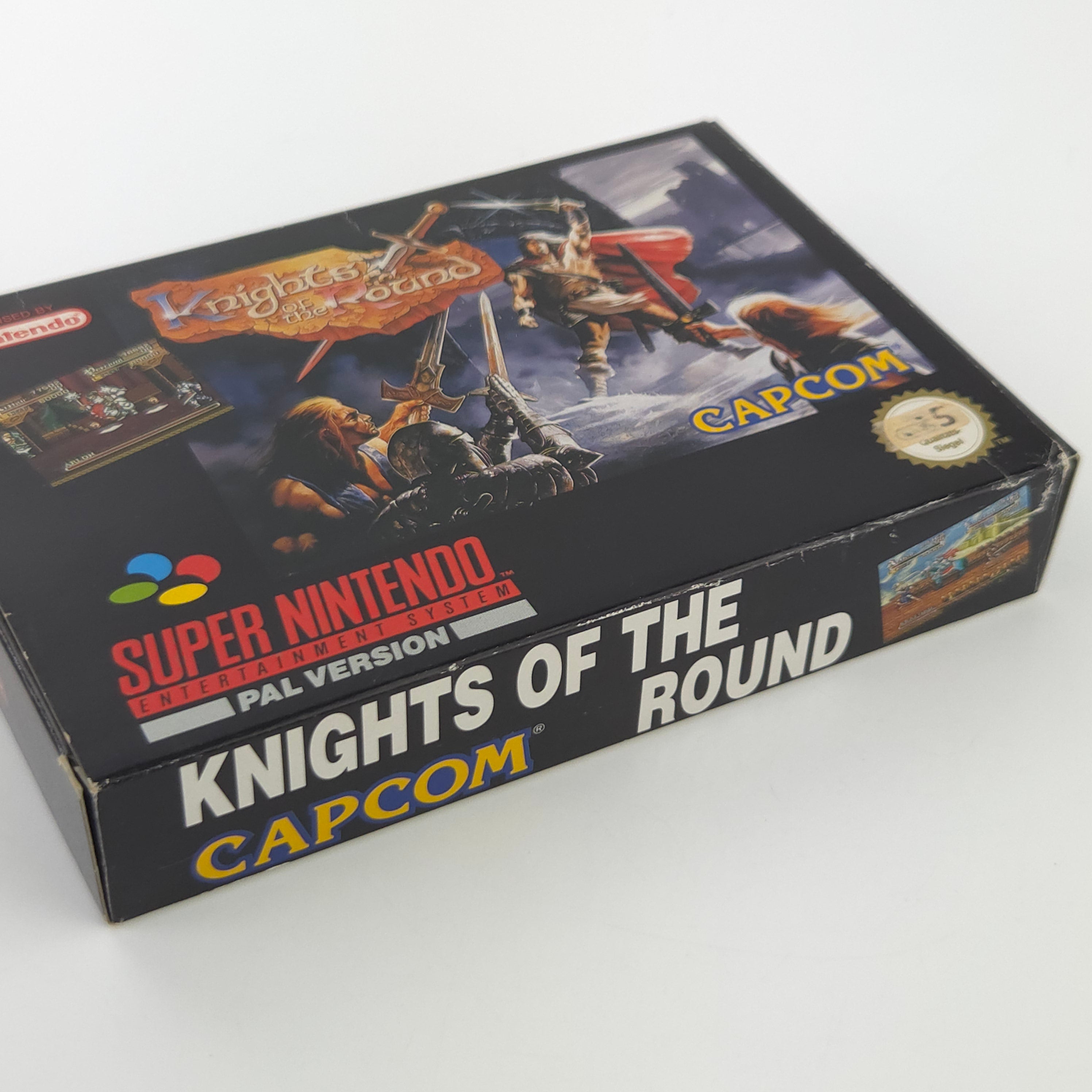 Super Nintendo Spiel Knights of the Round OVP CIB