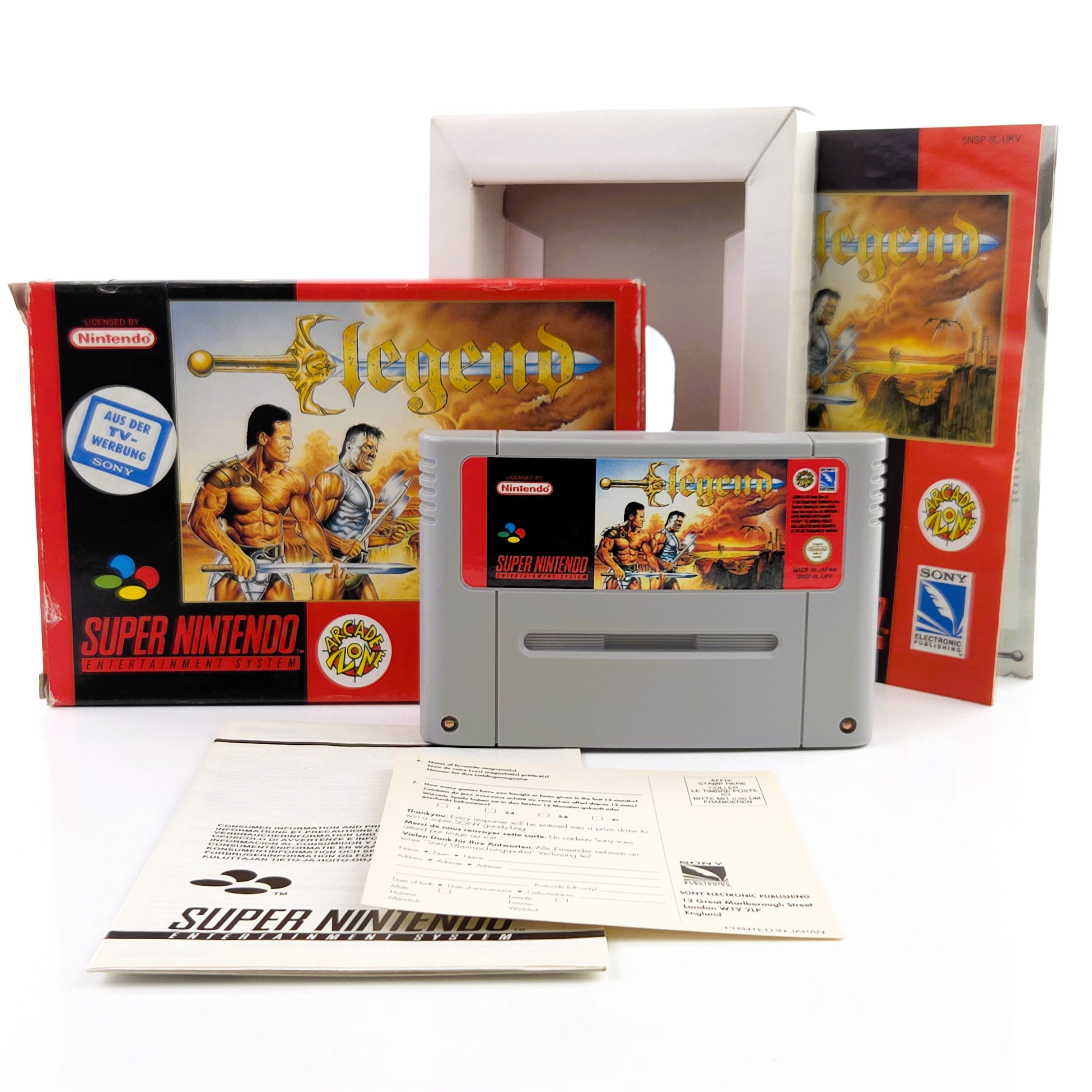 Super Nintendo Spiel – Legend (SNES OVP PAL)