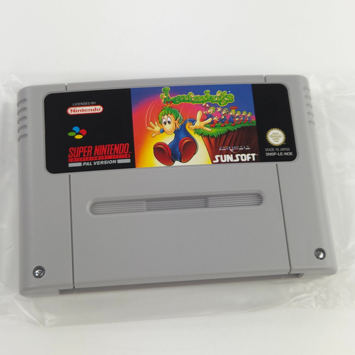 Super Nintendo Spiel Lemmings CIB nahezu neuwertig