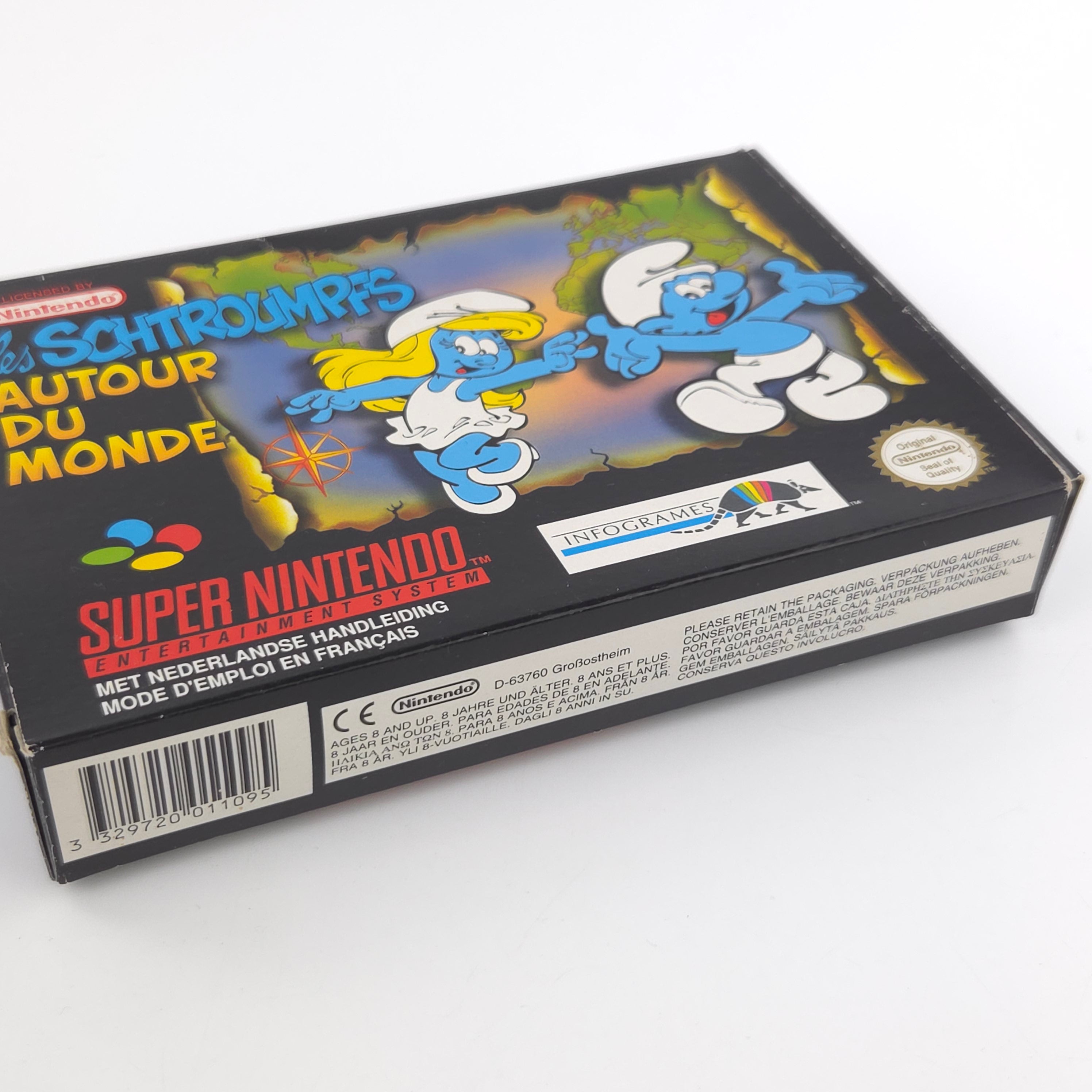Super Nintendo Spiel – Les Schtroumpfs (SNES OVP)