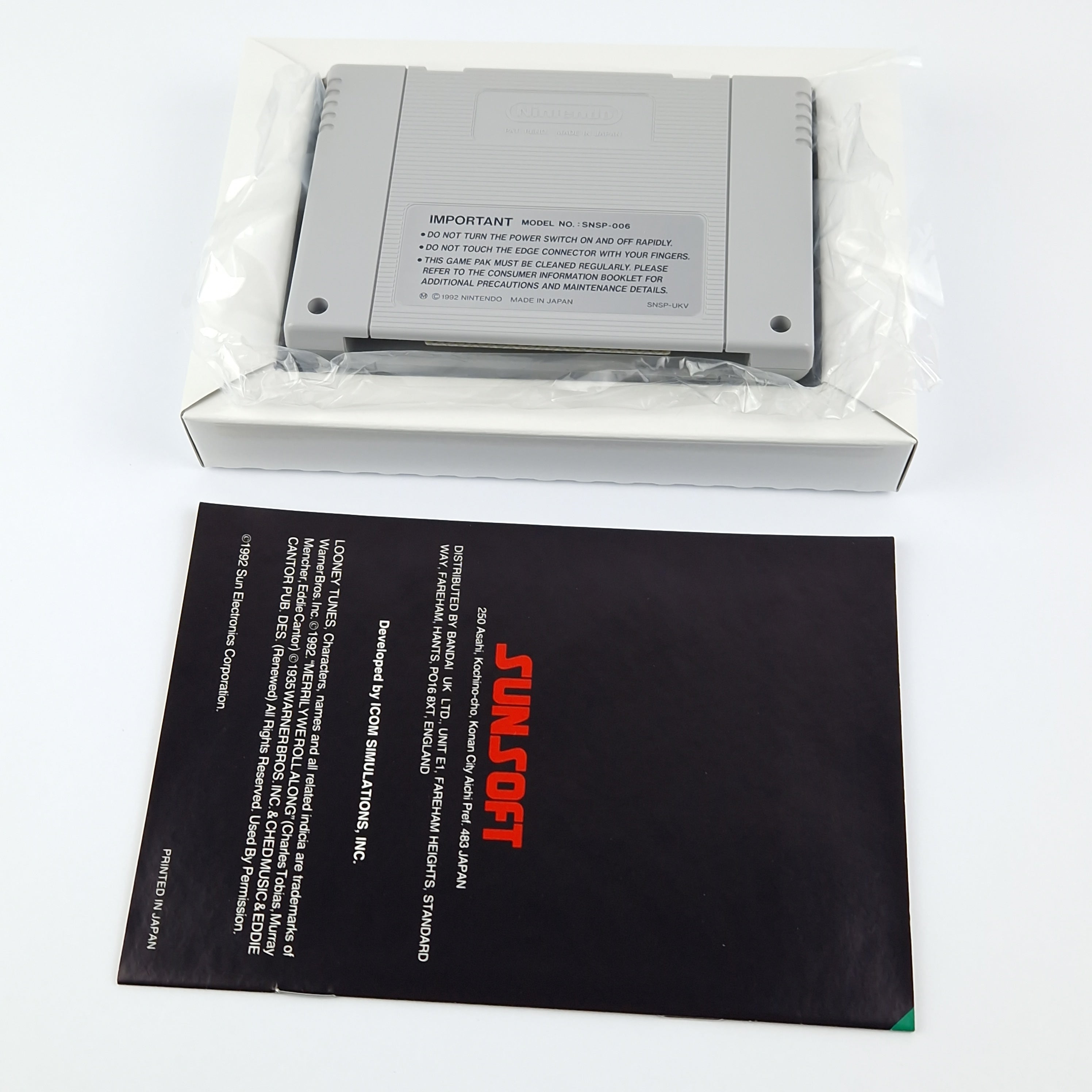 Super Nintendo Spiel – Looney Tunes Road Runner OVP CIB