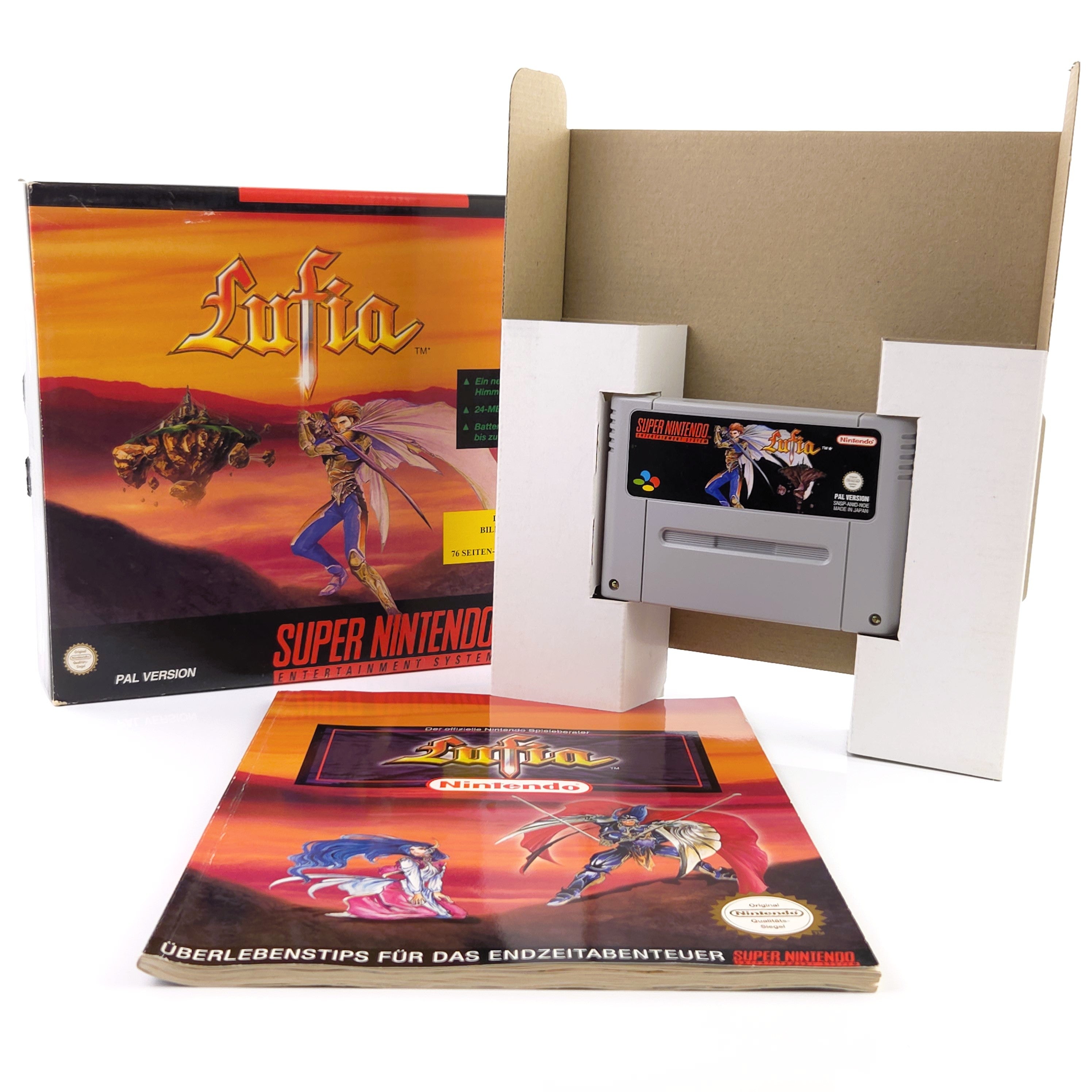 Super Nintendo Spiel – Lufia Big Box OVP PAL NOE