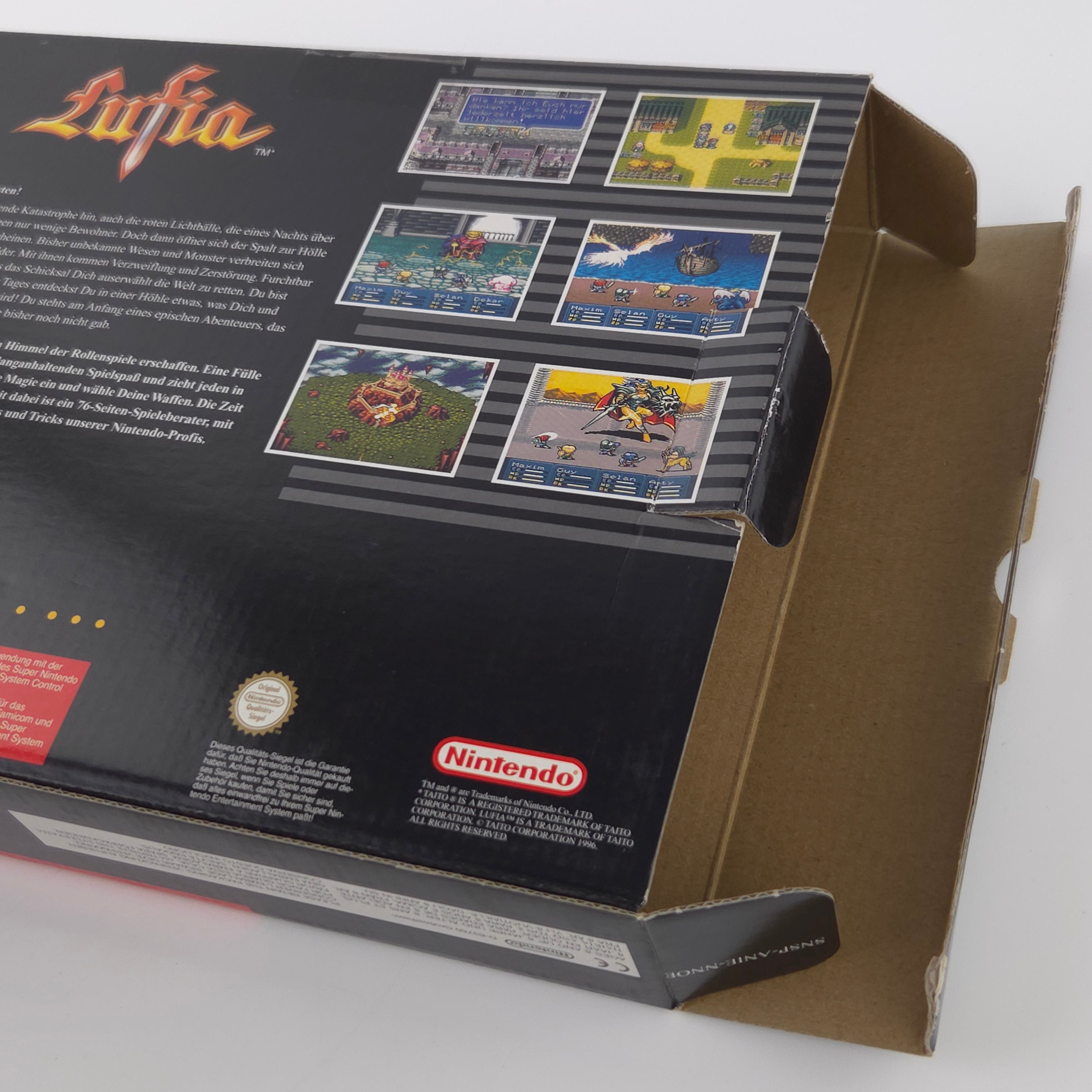Super Nintendo Spiel – Lufia Big Box mit Berater OVP PAL