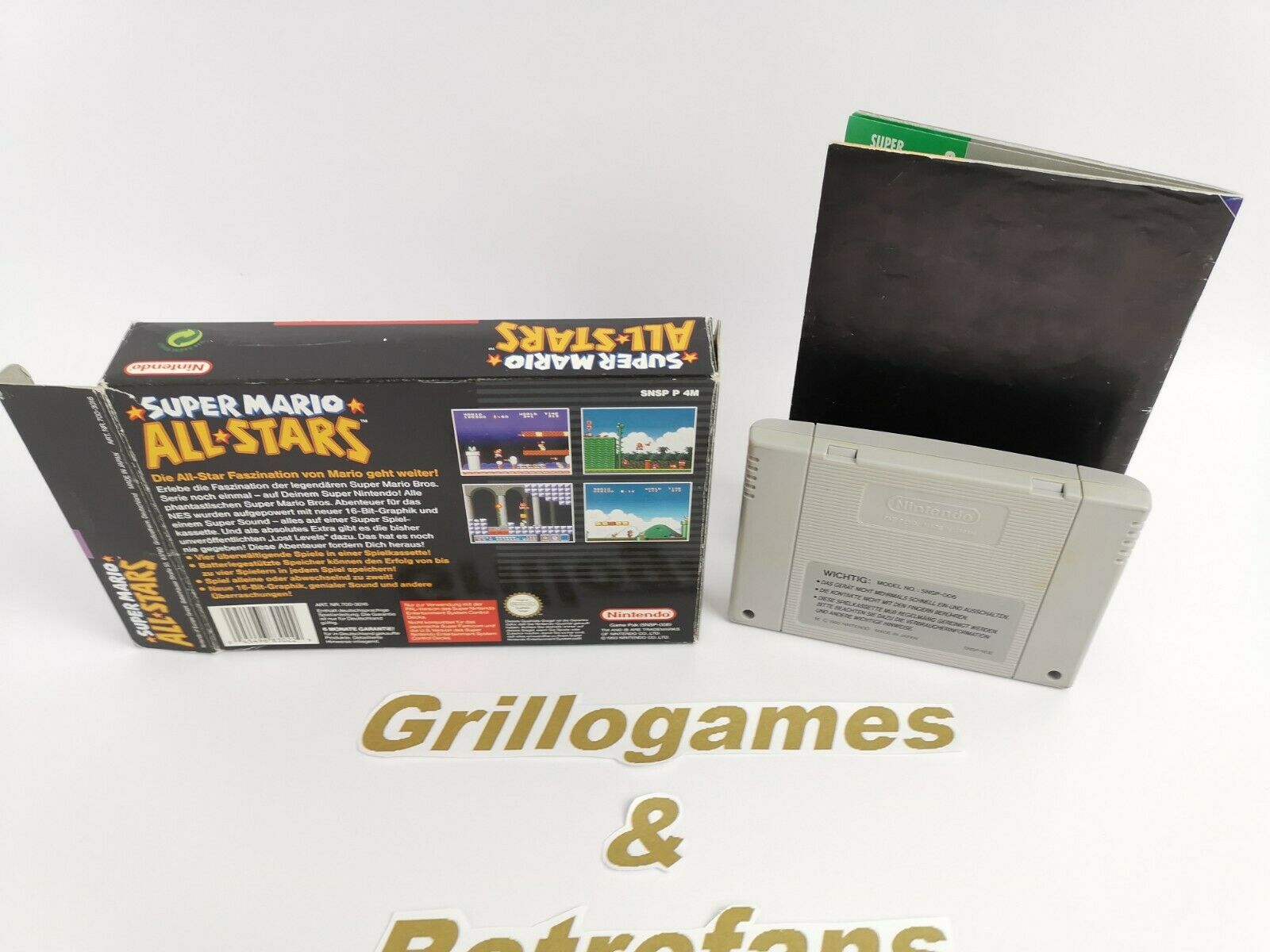 Super Nintendo Spiel – Super Mario All Stars (OVP)