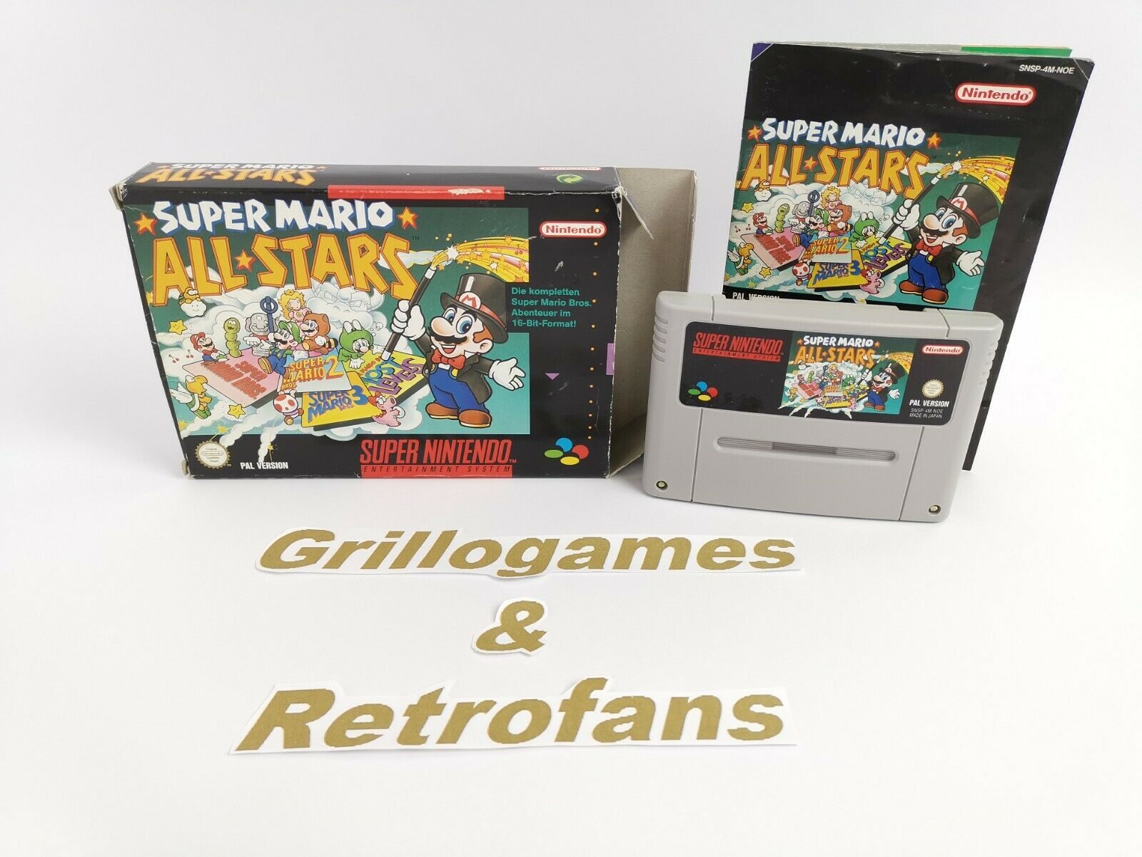 Super Nintendo Spiel – Super Mario All Stars (OVP)