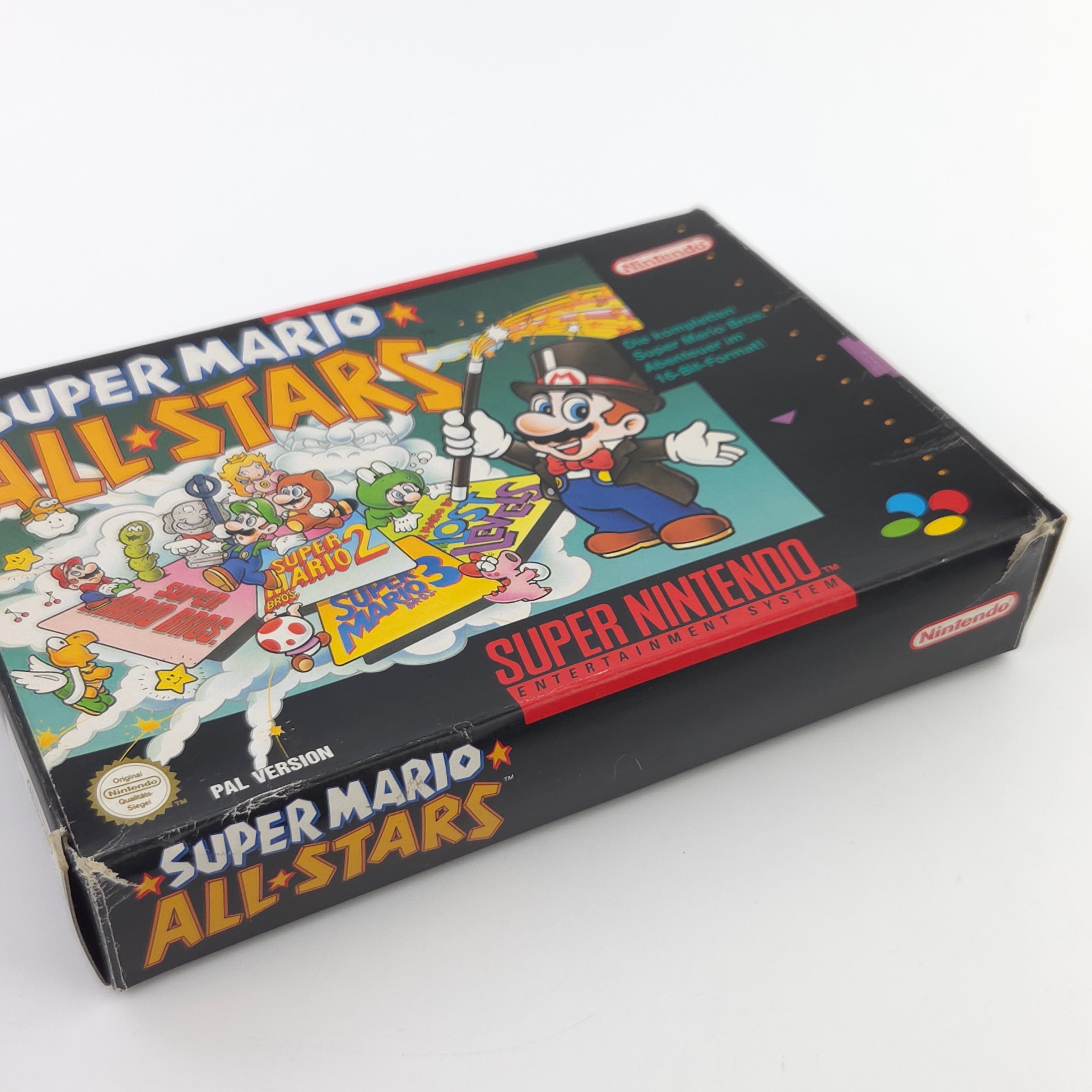 Super Nintendo Spiel – Super Mario All Stars (SNES OVP)