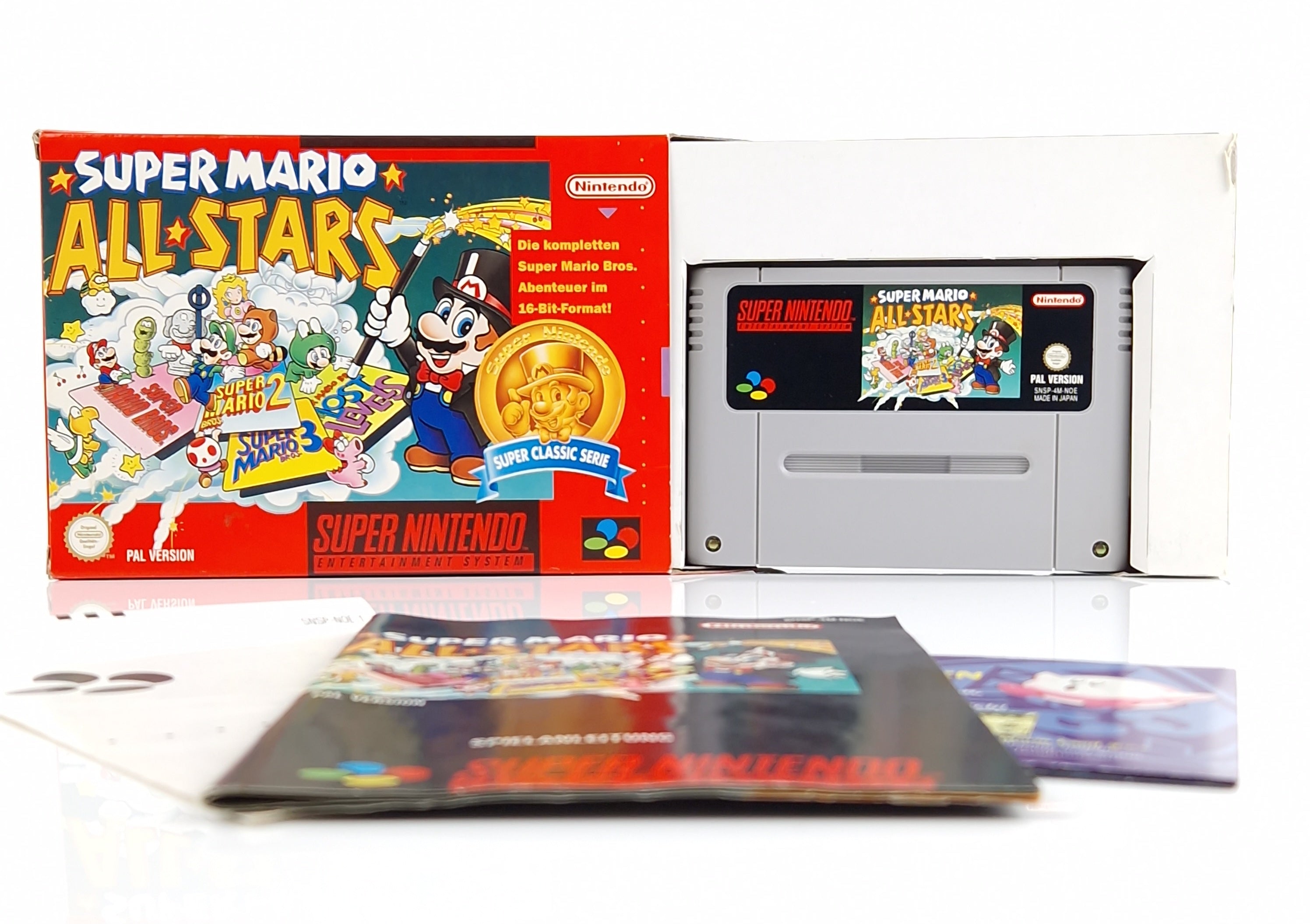 Super Nintendo Spiel – Super Mario Allstars OVP SNES