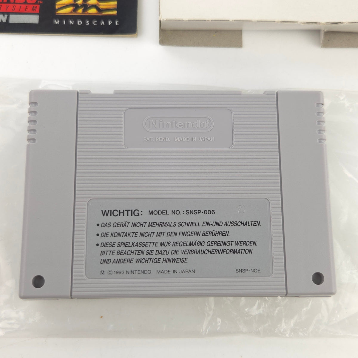 Super Nintendo Spiel Mario is Missing OVP PAL DE