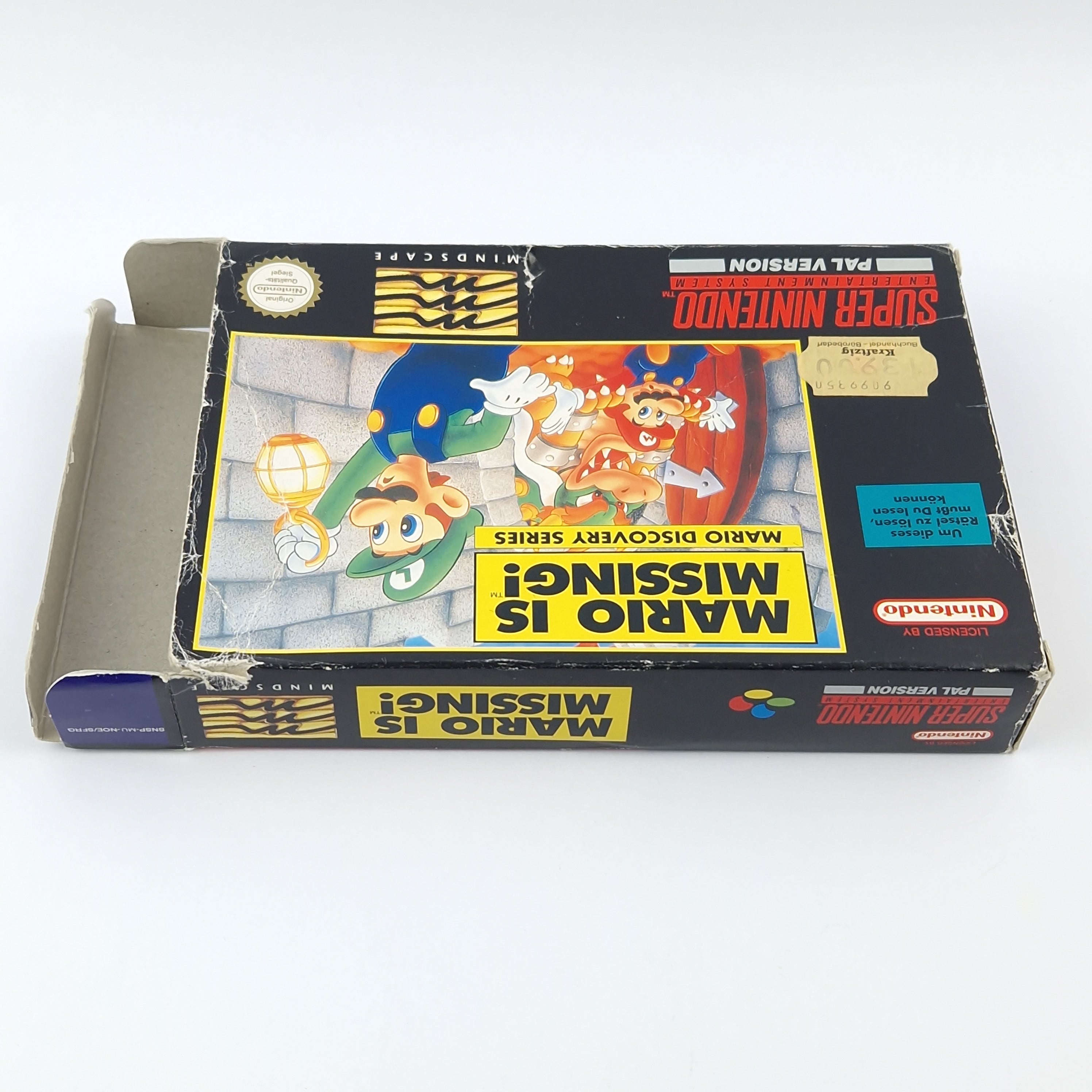 Super Nintendo Spiel – Mario is Missing OVP CIB SNES