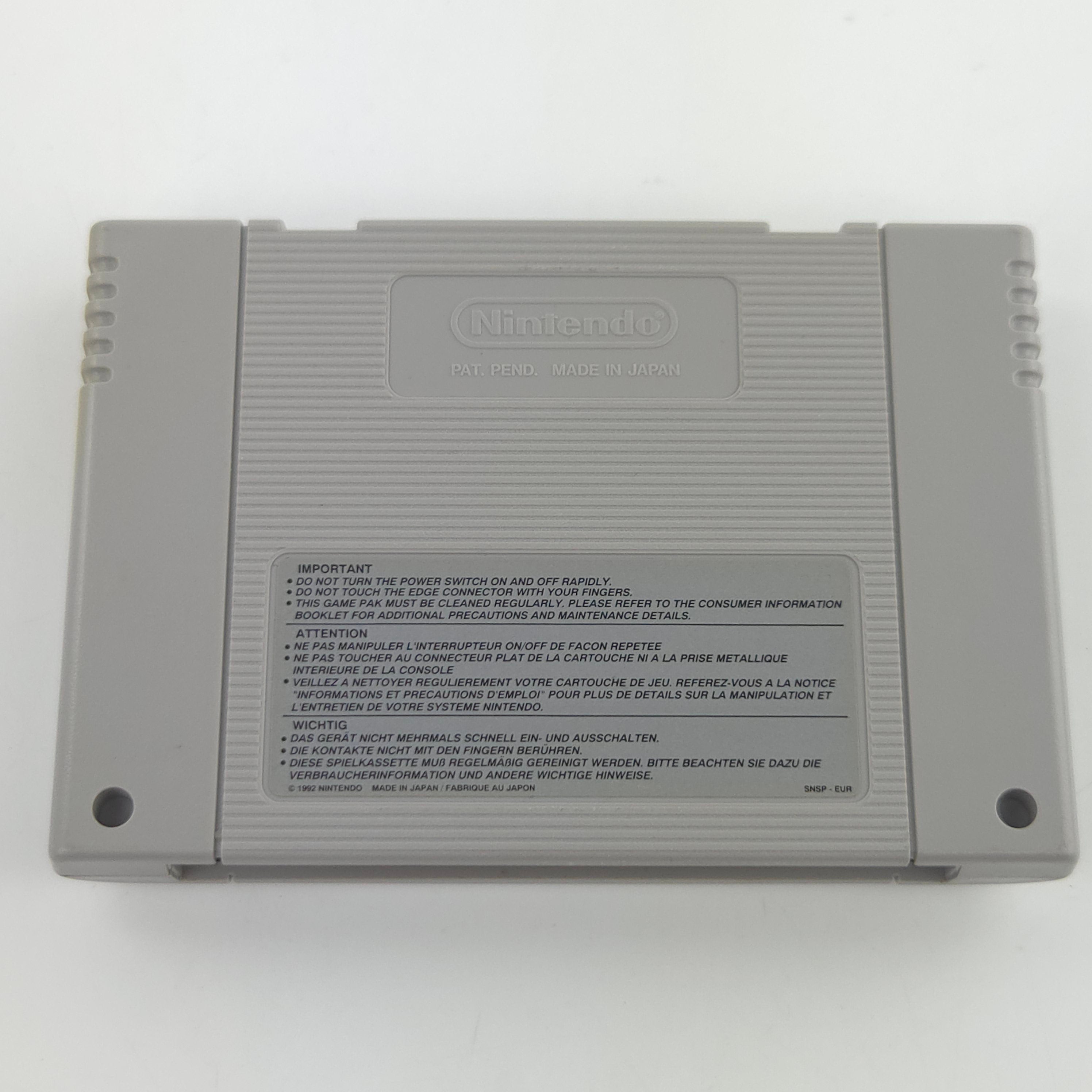 Super Nintendo Spiel Super Mario Kart SNES Modul PAL