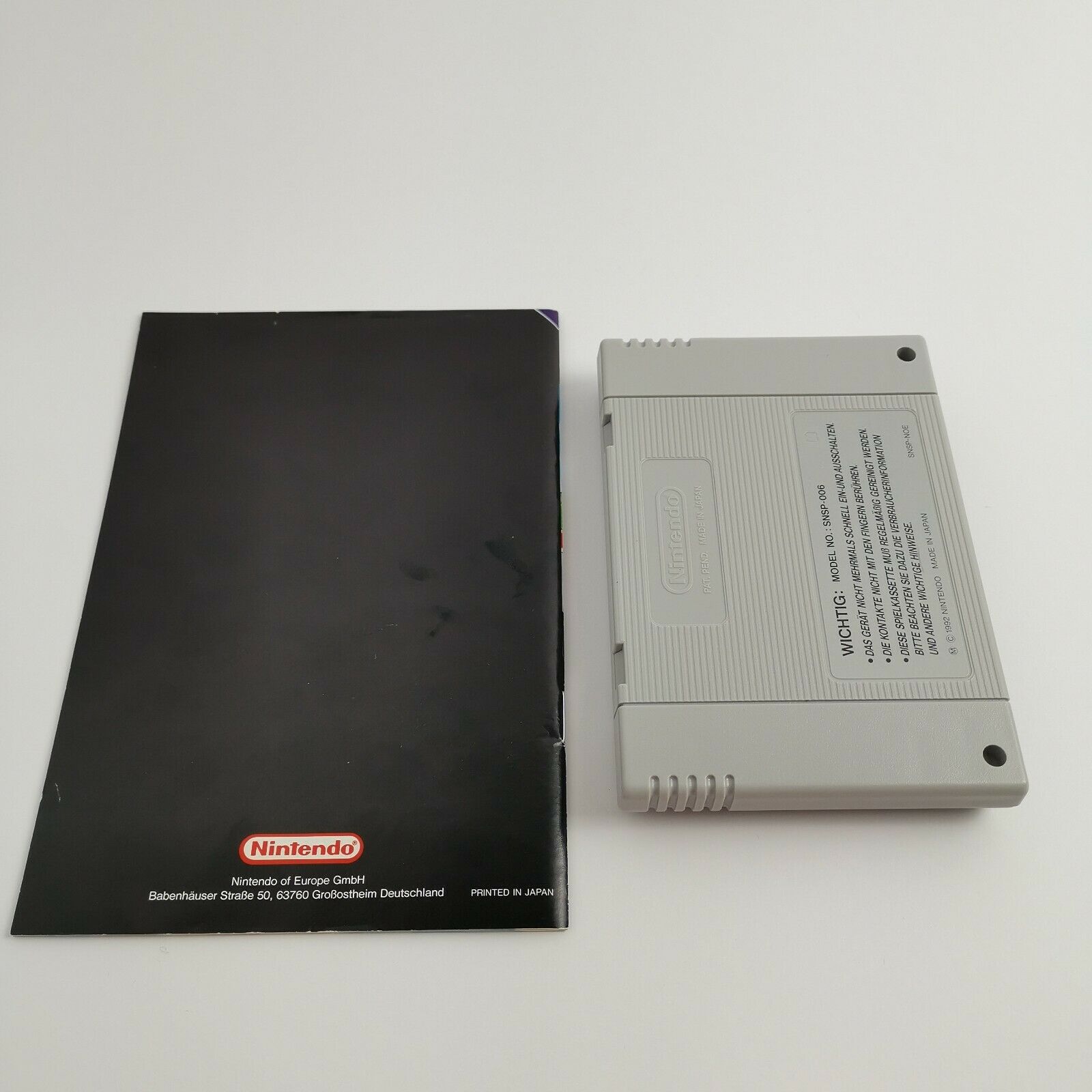 Super Nintendo Spiel – Super Mario Kart (SNES OVP PAL)