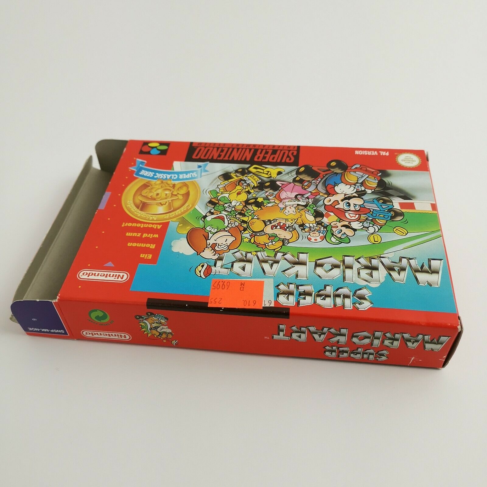 Super Nintendo Spiel – Super Mario Kart (SNES OVP PAL)