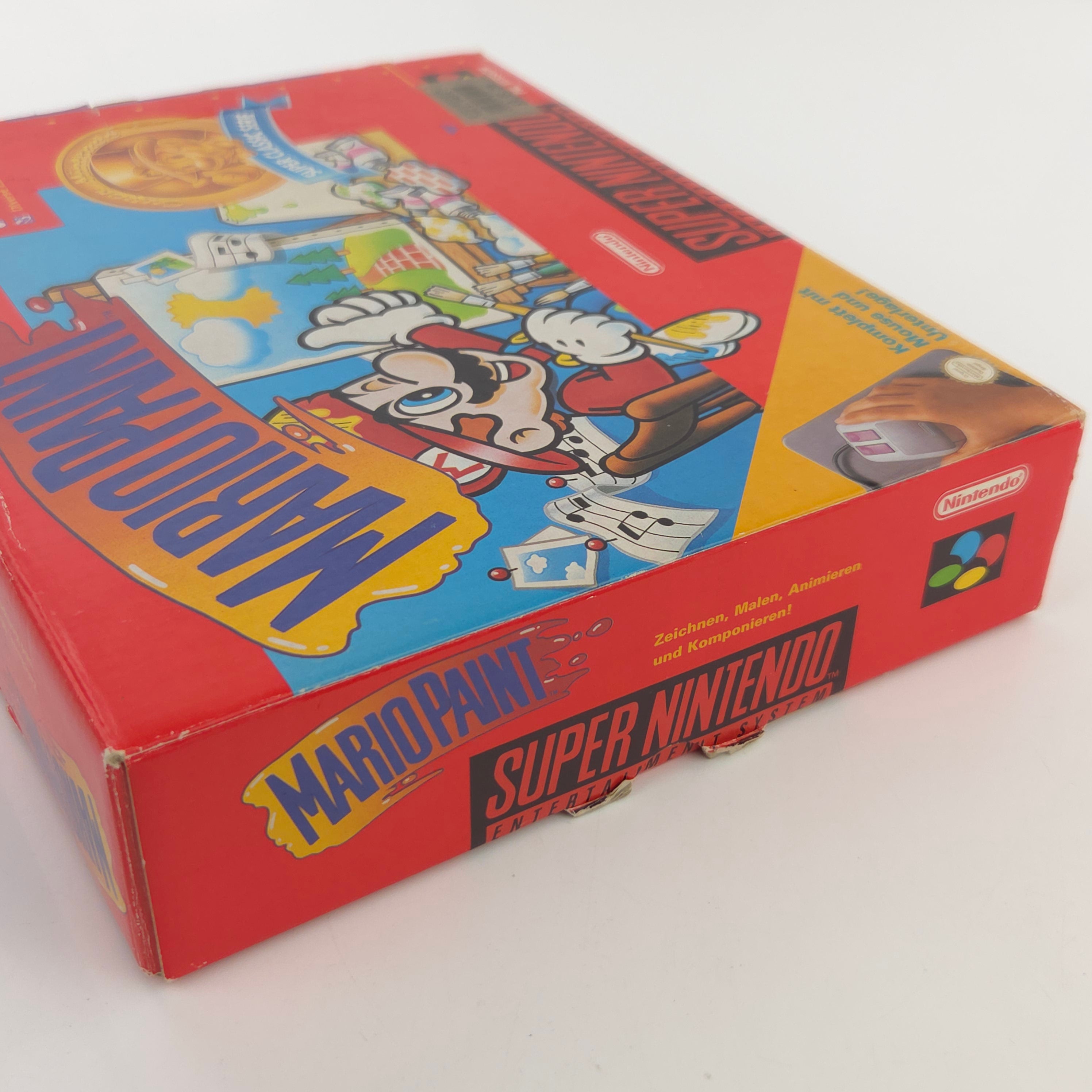 Super Nintendo Spiel Mario Paint SNES Maus OVP PAL NOE
