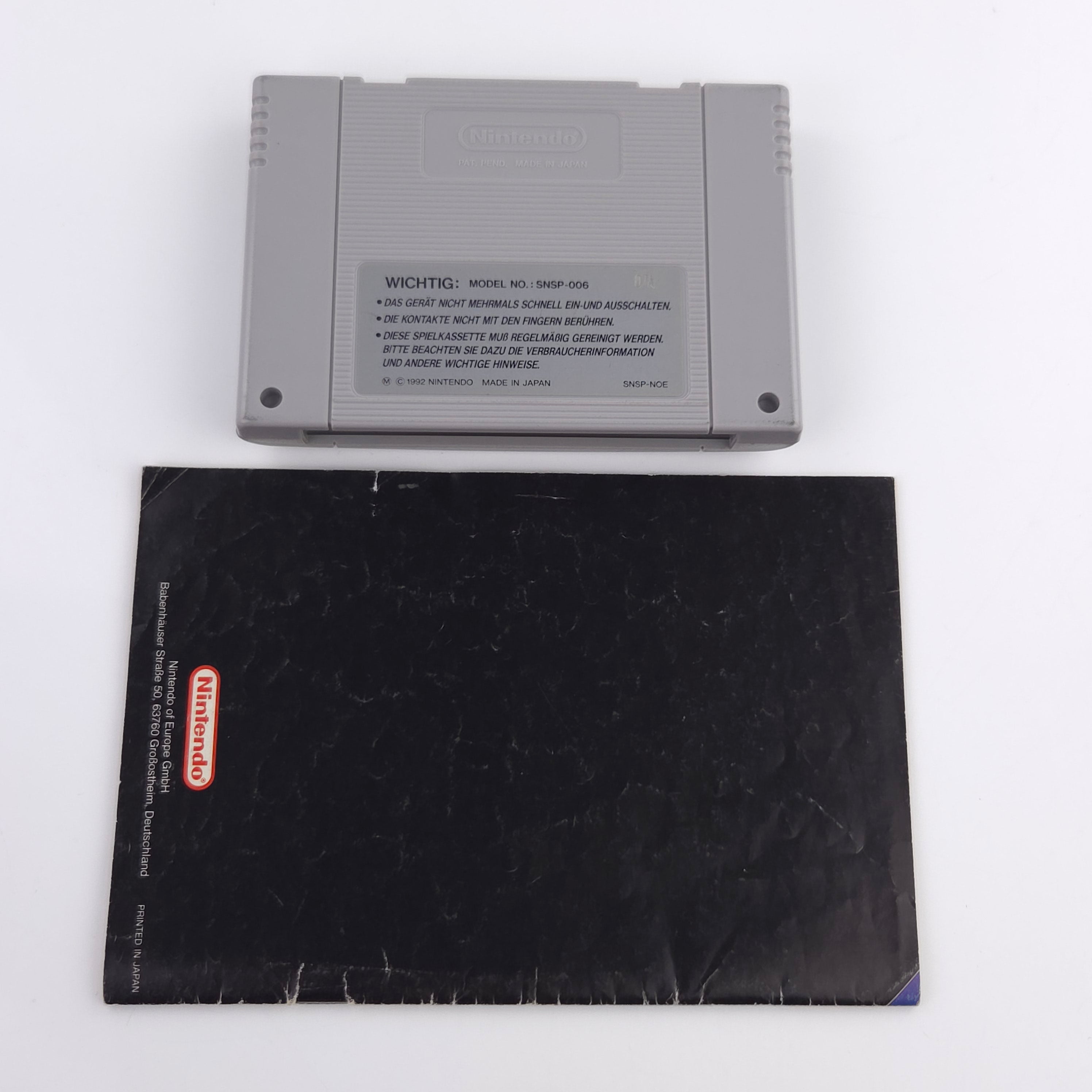 Super Nintendo Spiel – Super Mario World mit Anleitung (PAL)