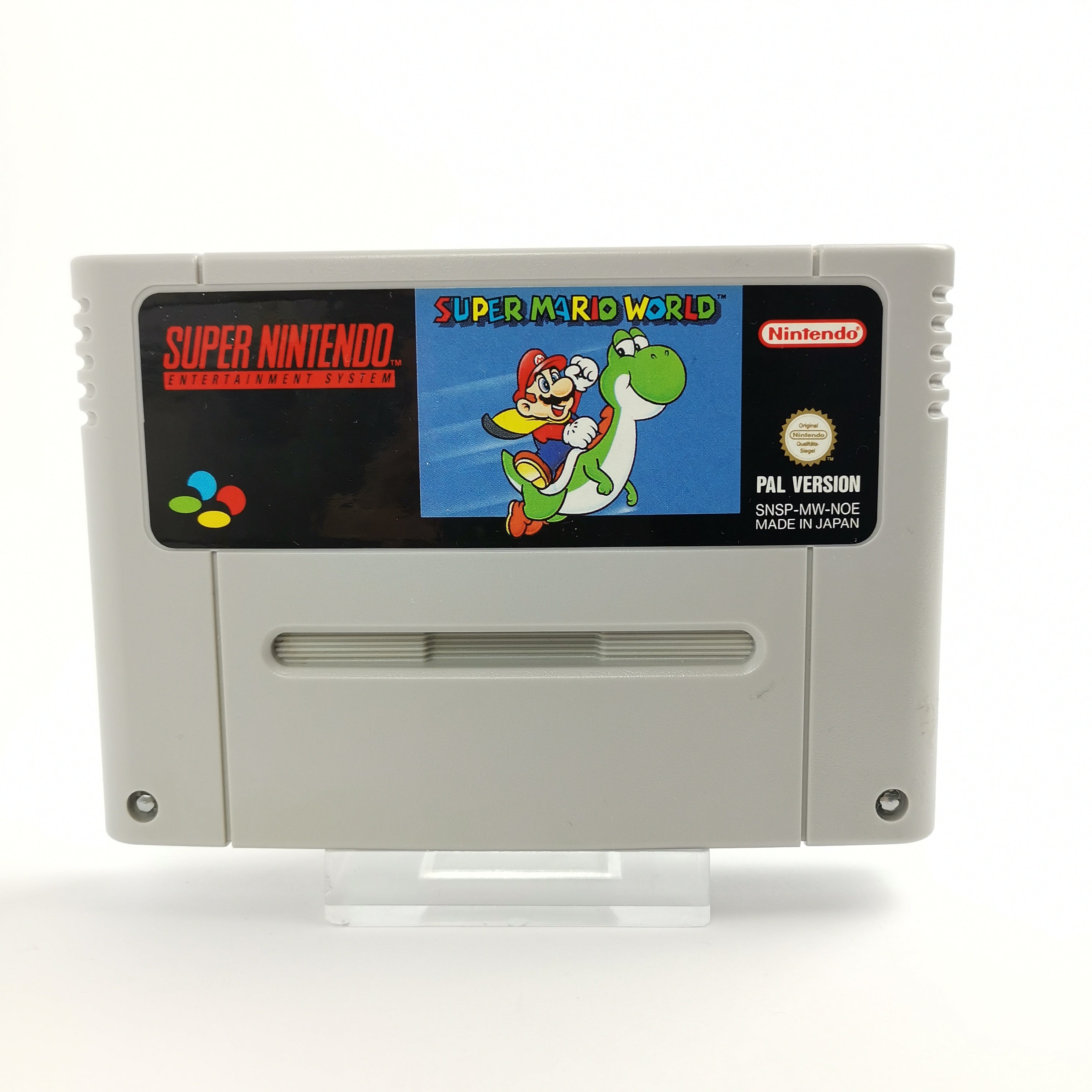 Super Nintendo Spiel – Super Mario World (SNES PAL NOE)